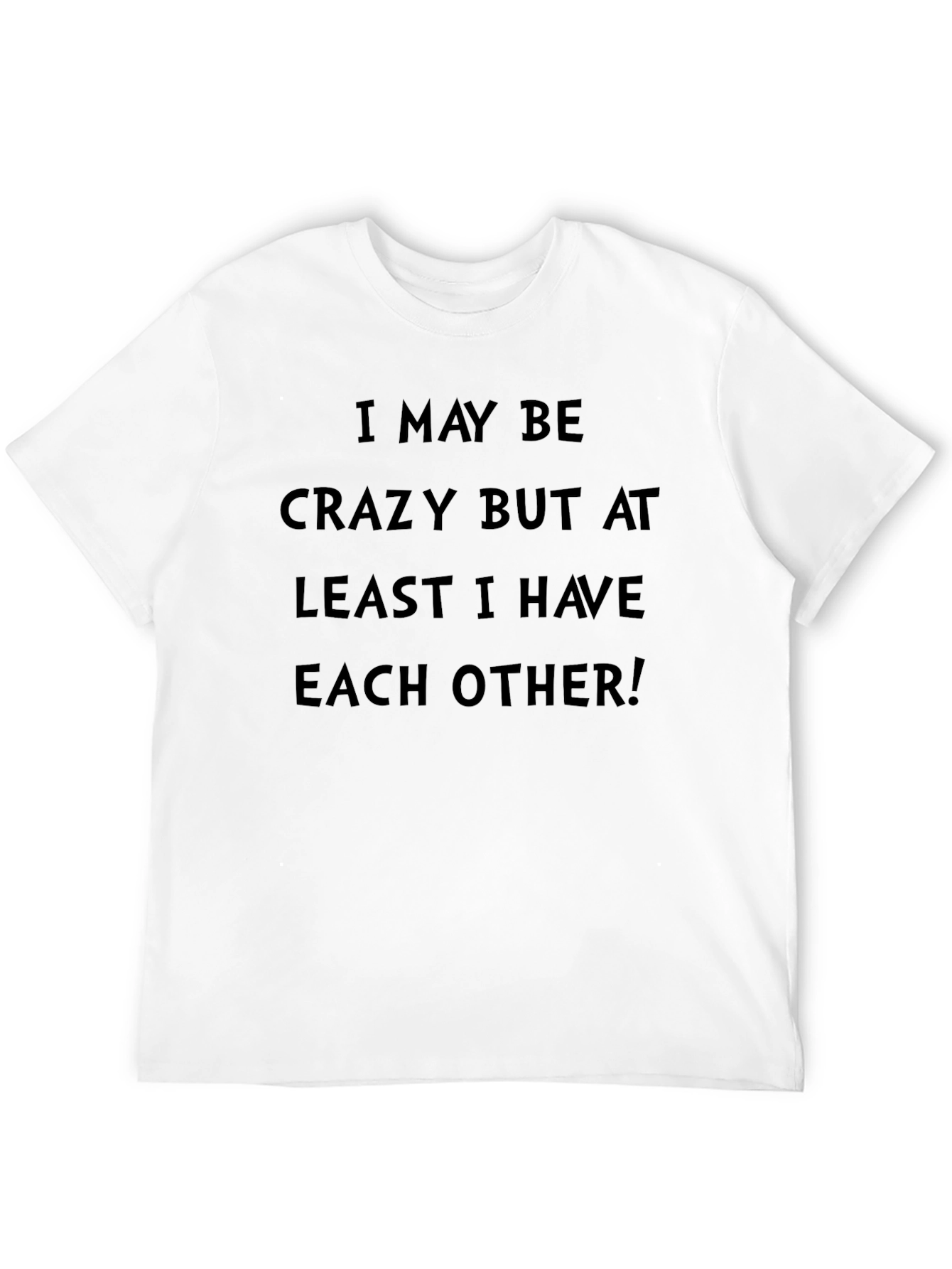 Black Crazy But Together T-Shirt - Black view 12