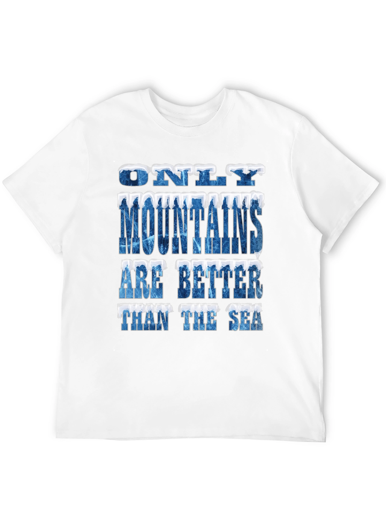 Black Mountains Are Better Than The Sea T-Shirt view 12