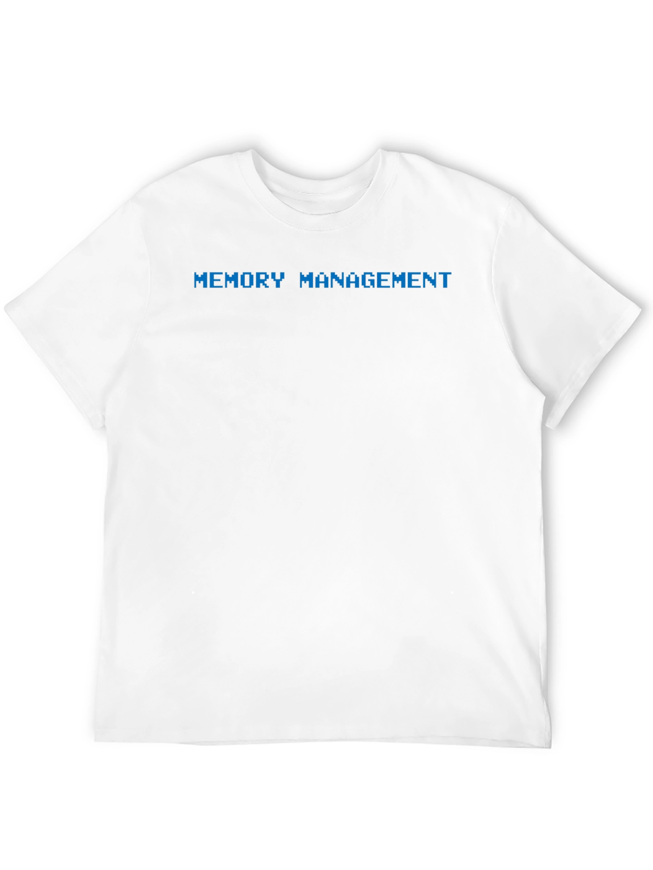Black Memory Management Graphic Tee - Black Cotton Blend T-Shirt view 12