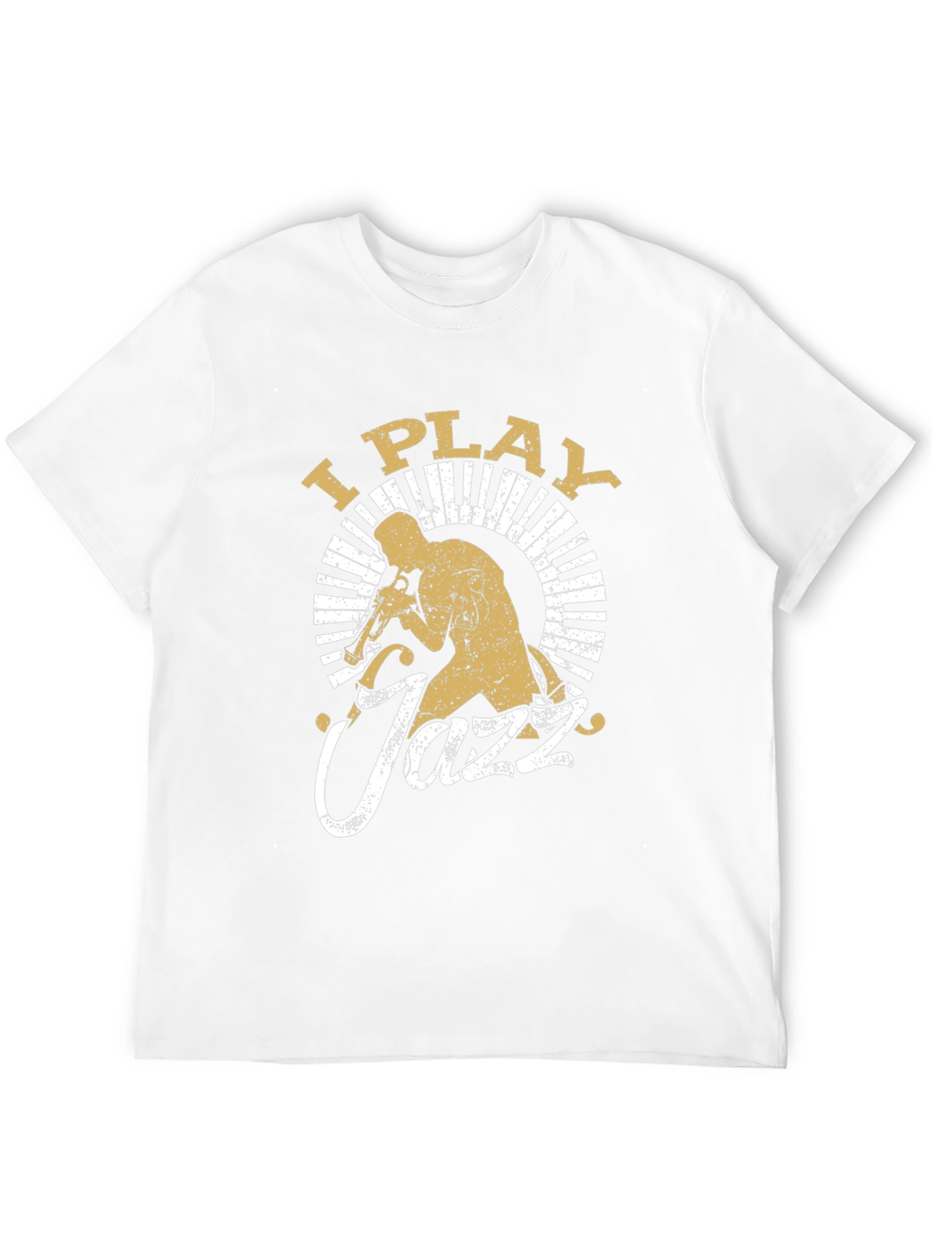 Black I Play Jazz Graphic T-Shirt view 12