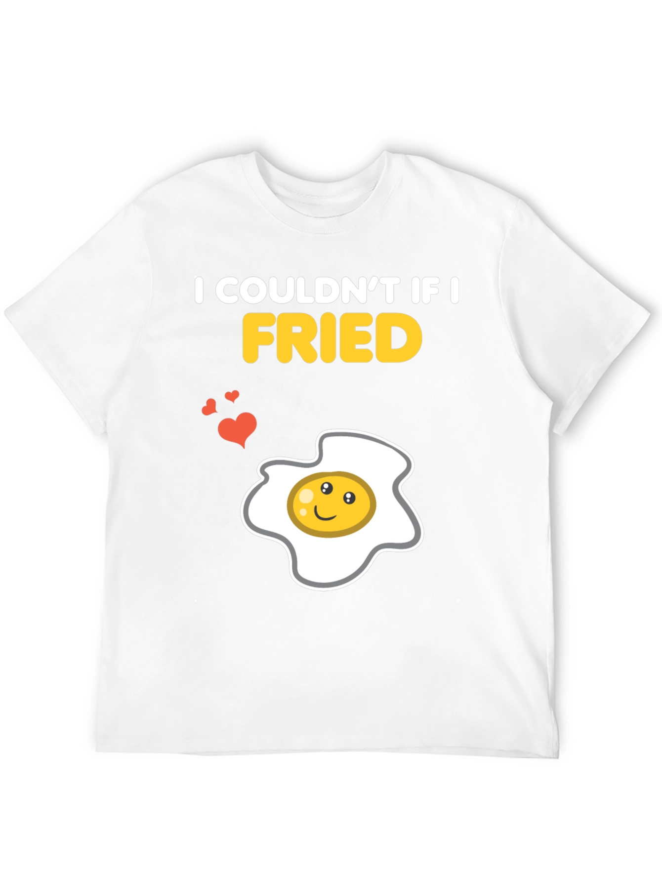 Black Funny Couldn't If I Fried Egg Graphic T-Shirt view 12