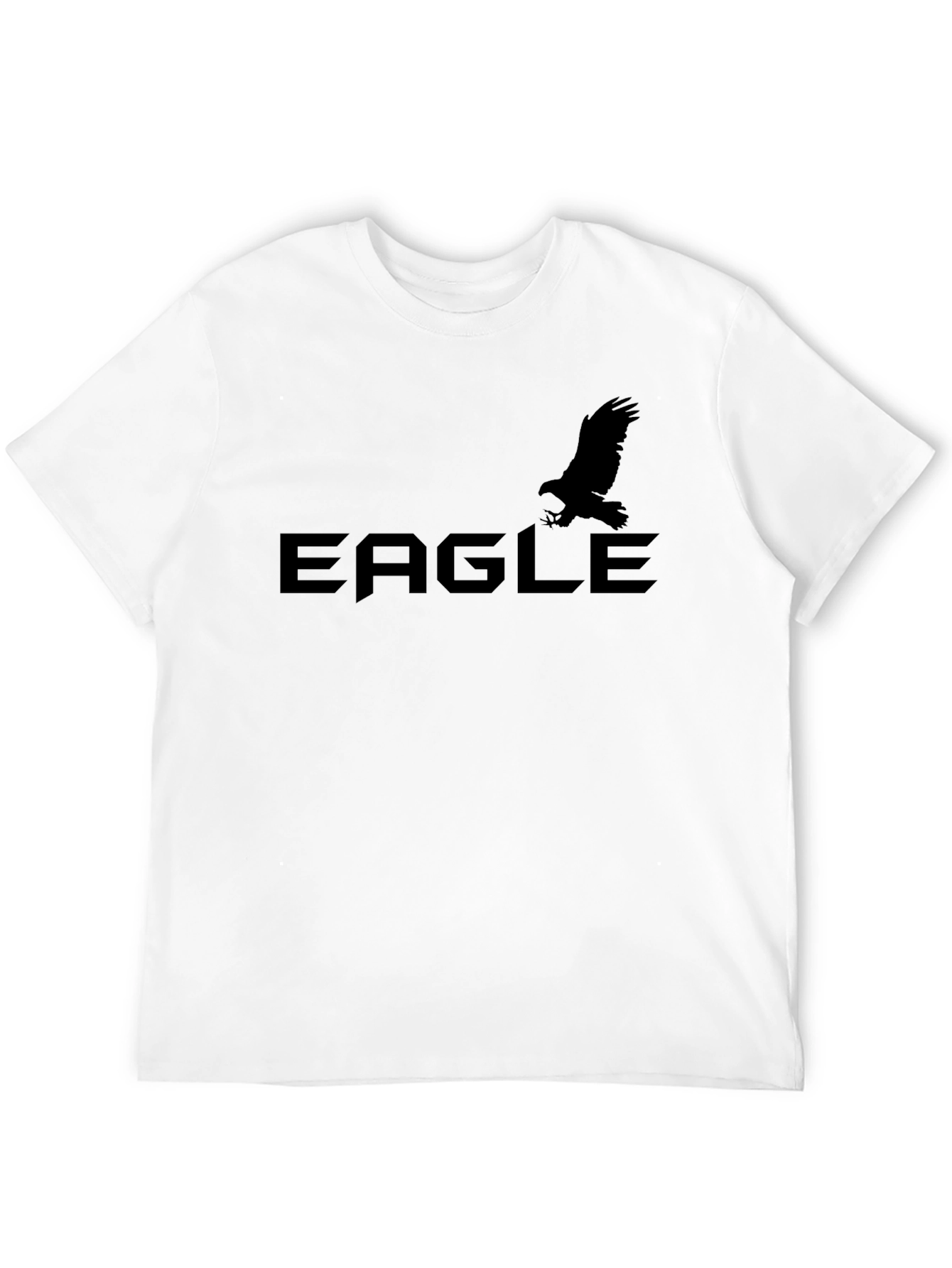 Eagle Graphic Black T-Shirt for Men - 12