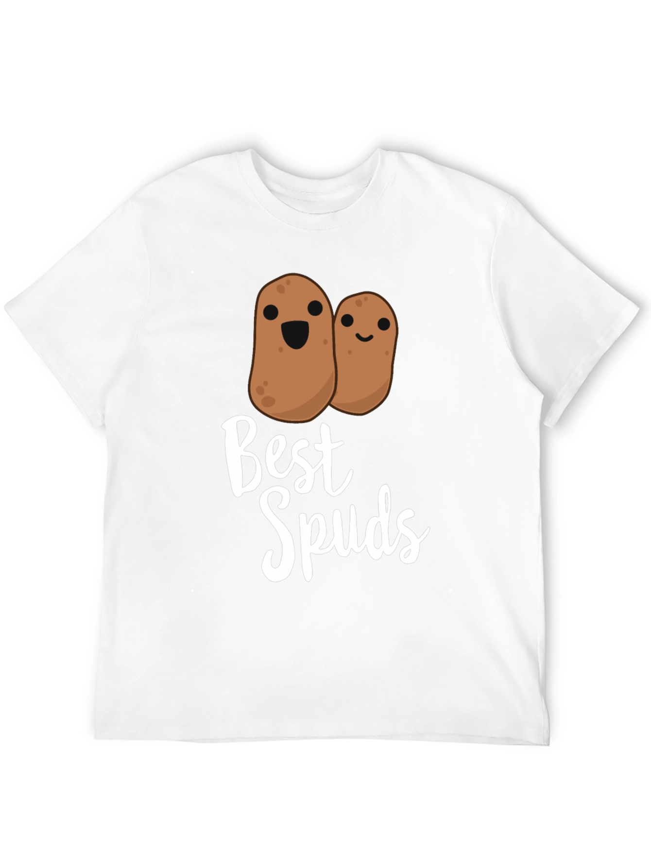 Black Best Spuds T-Shirt - Funny Potato Graphic Tee view 12