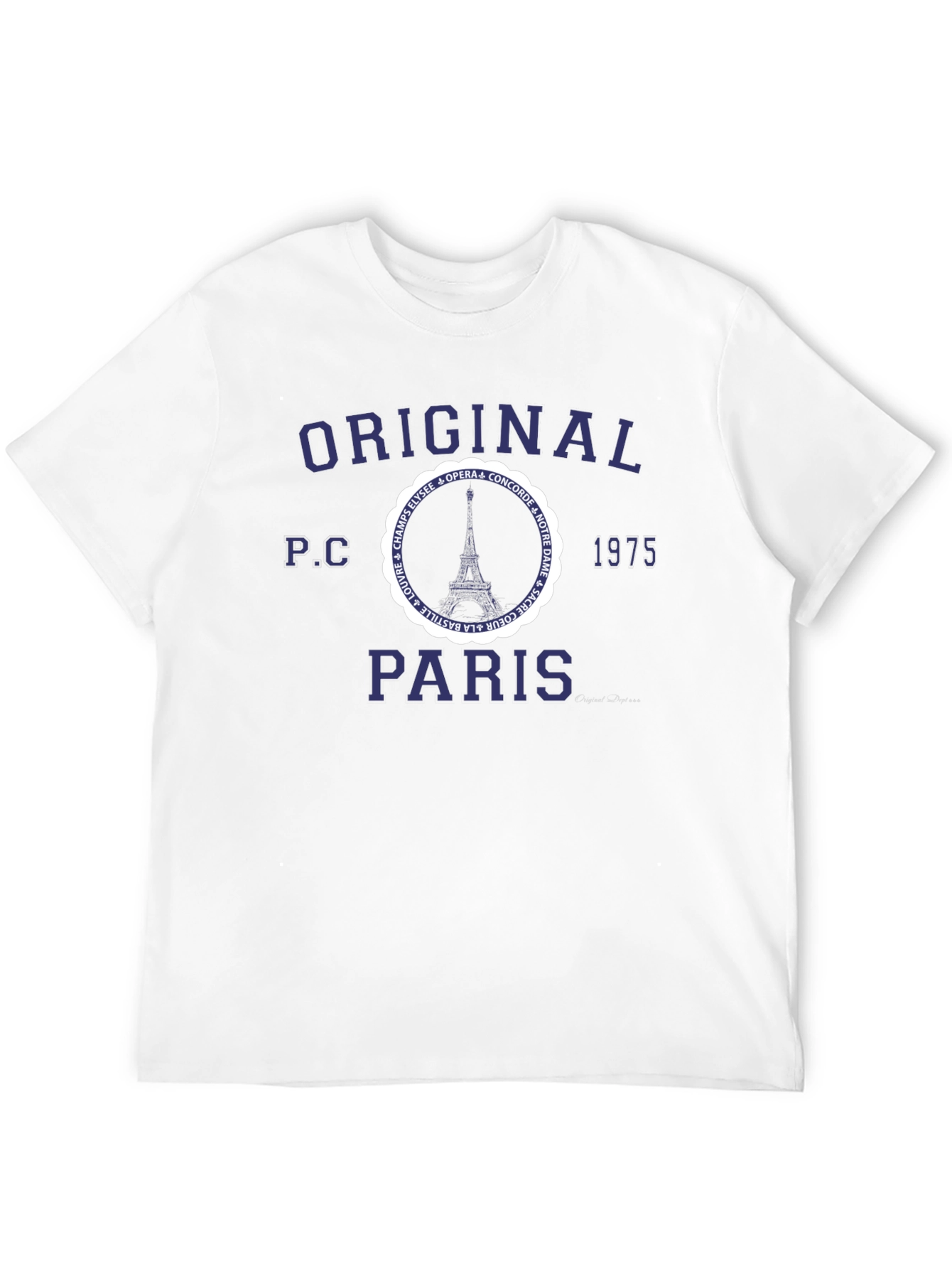 Original Paris 1975 Graphic T-Shirt - 12