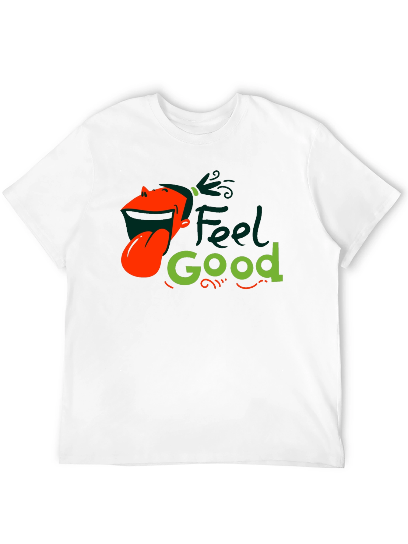 Black Feel Good Graphic Black T-Shirt view 12