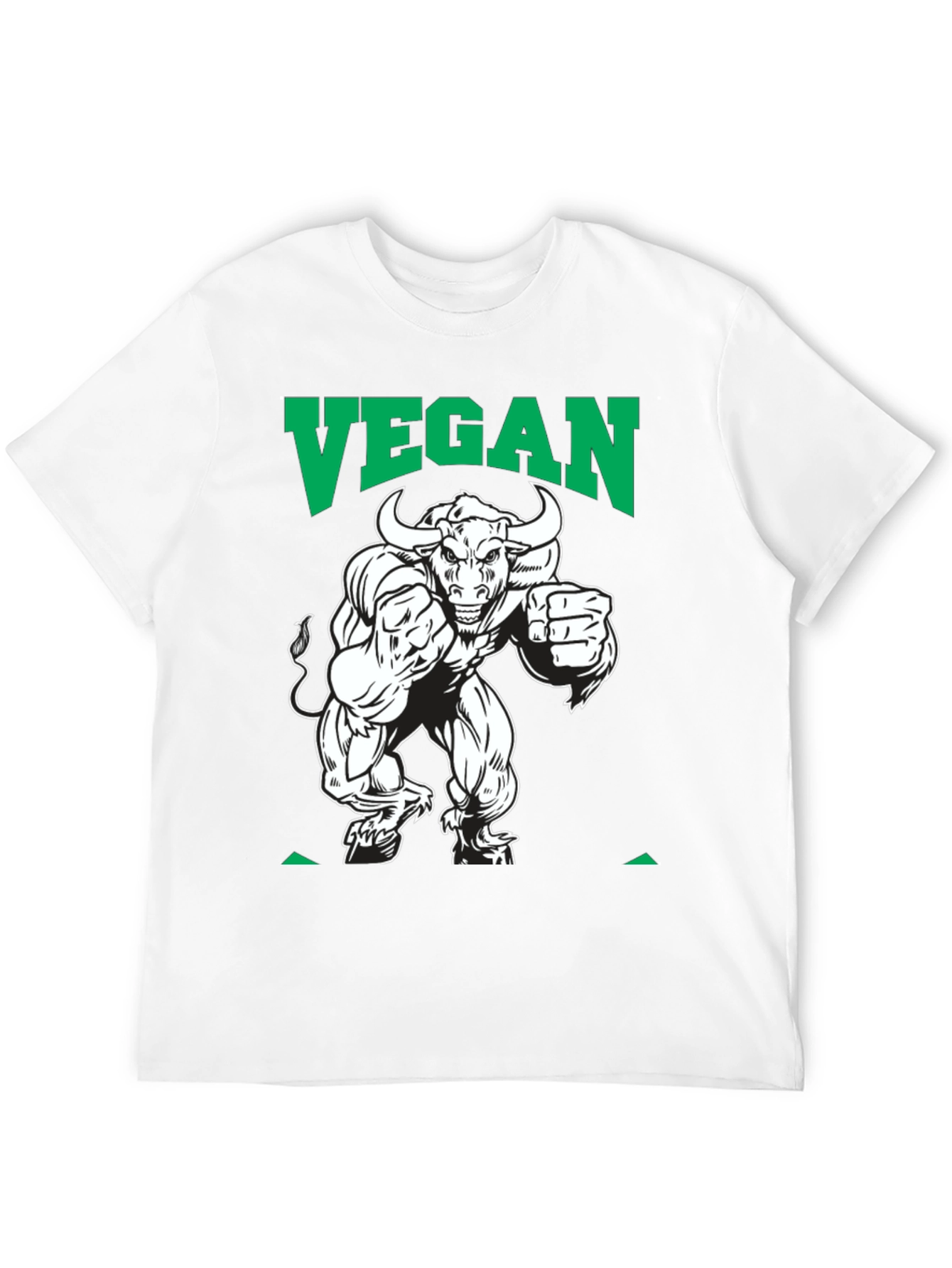 Black Vegan Bull T-Shirt view 12