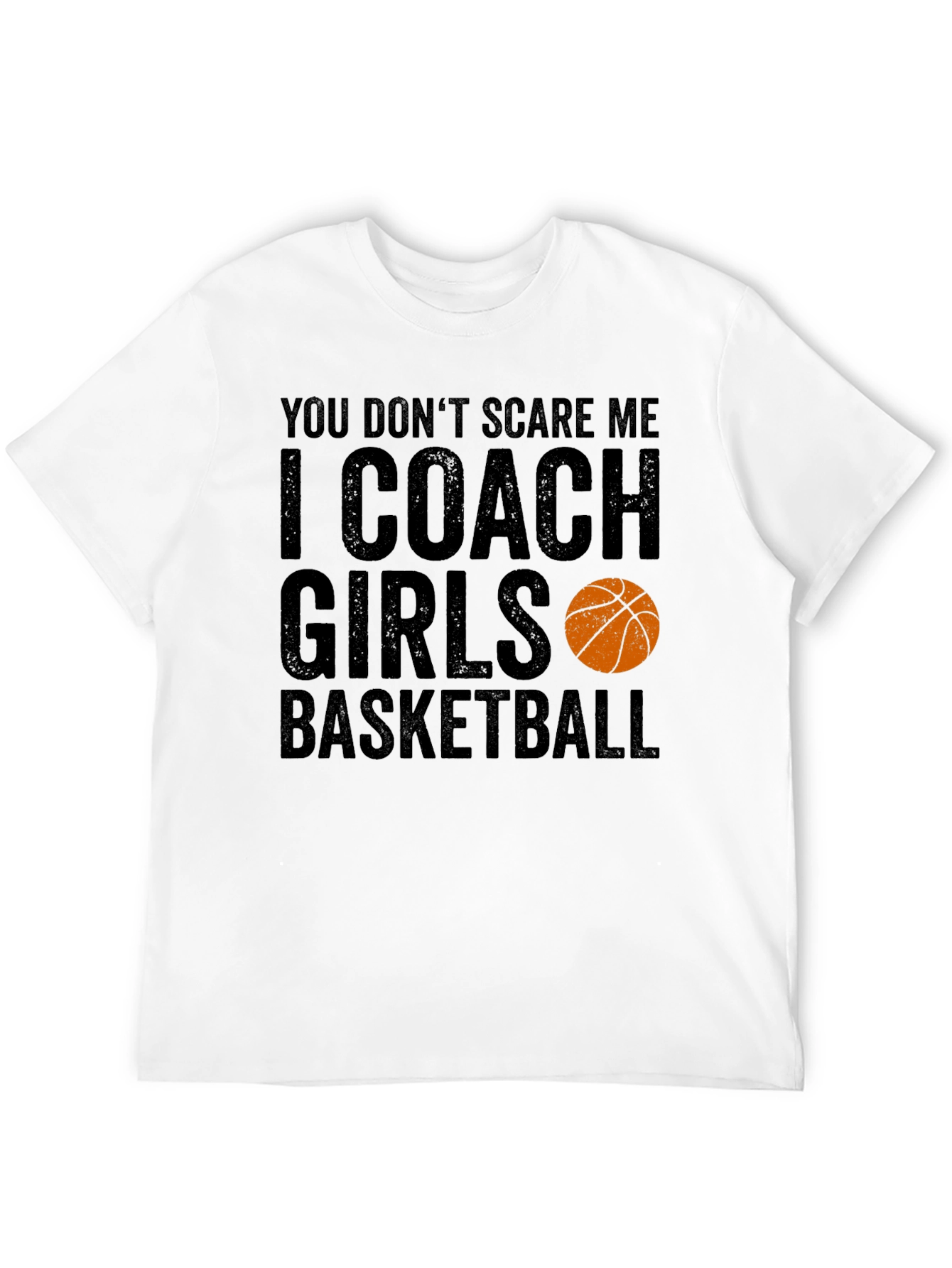 Black Funny Basketball Coach T-Shirt - I Coach Girls Basketball view 12