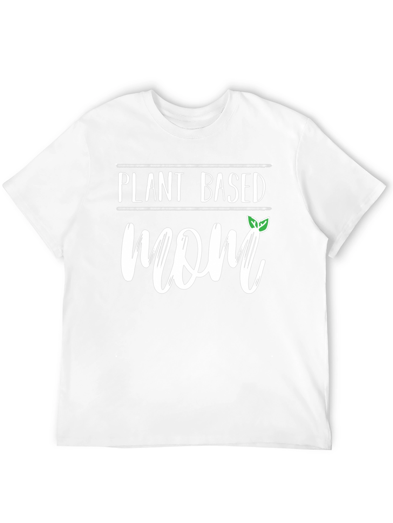 Black Plant Based Mom Graphic T-Shirt - Vegan Lifestyle Tee view 12