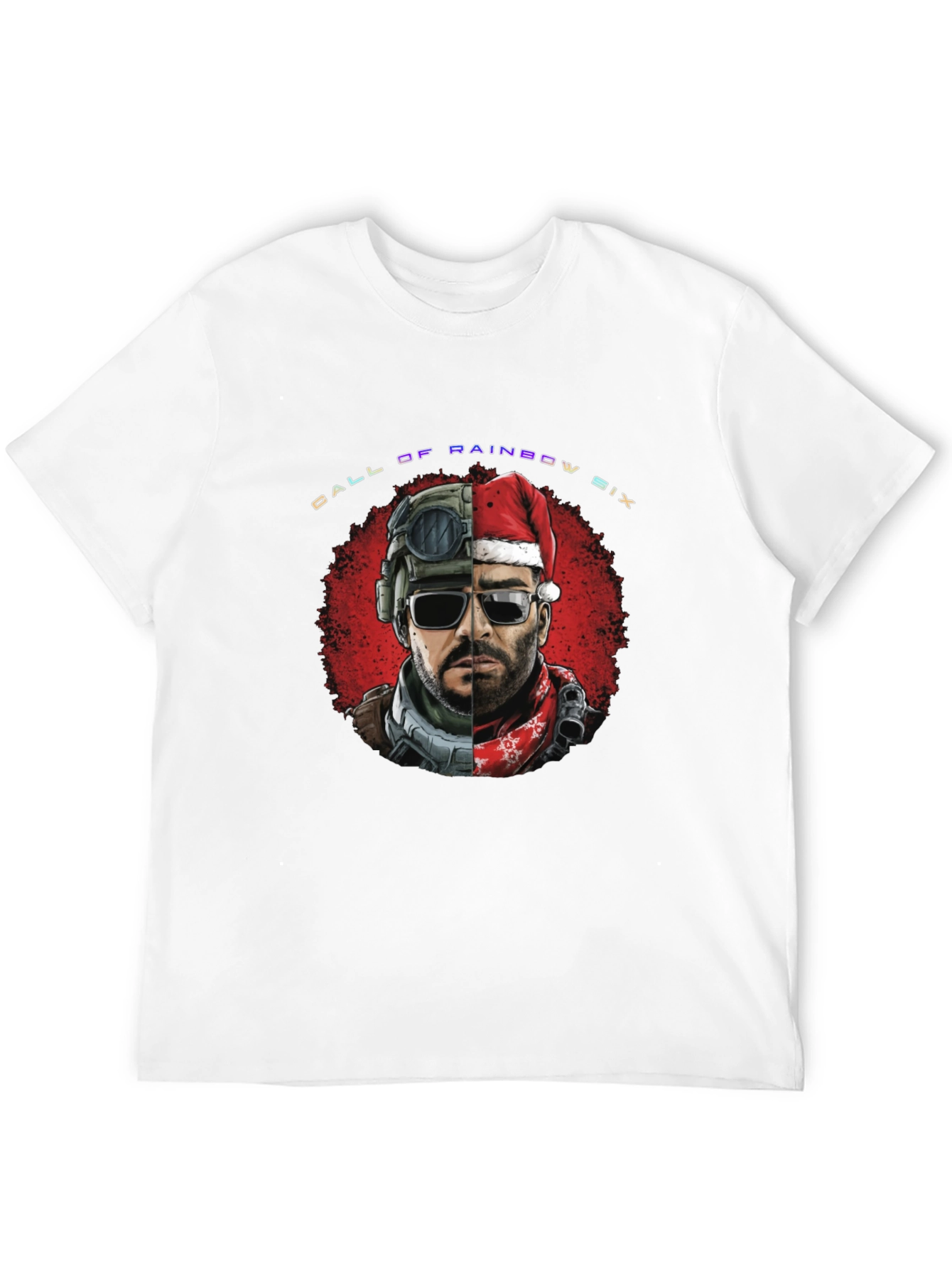 Black Call of Rainbow Six Holiday Graphic Tee view 12