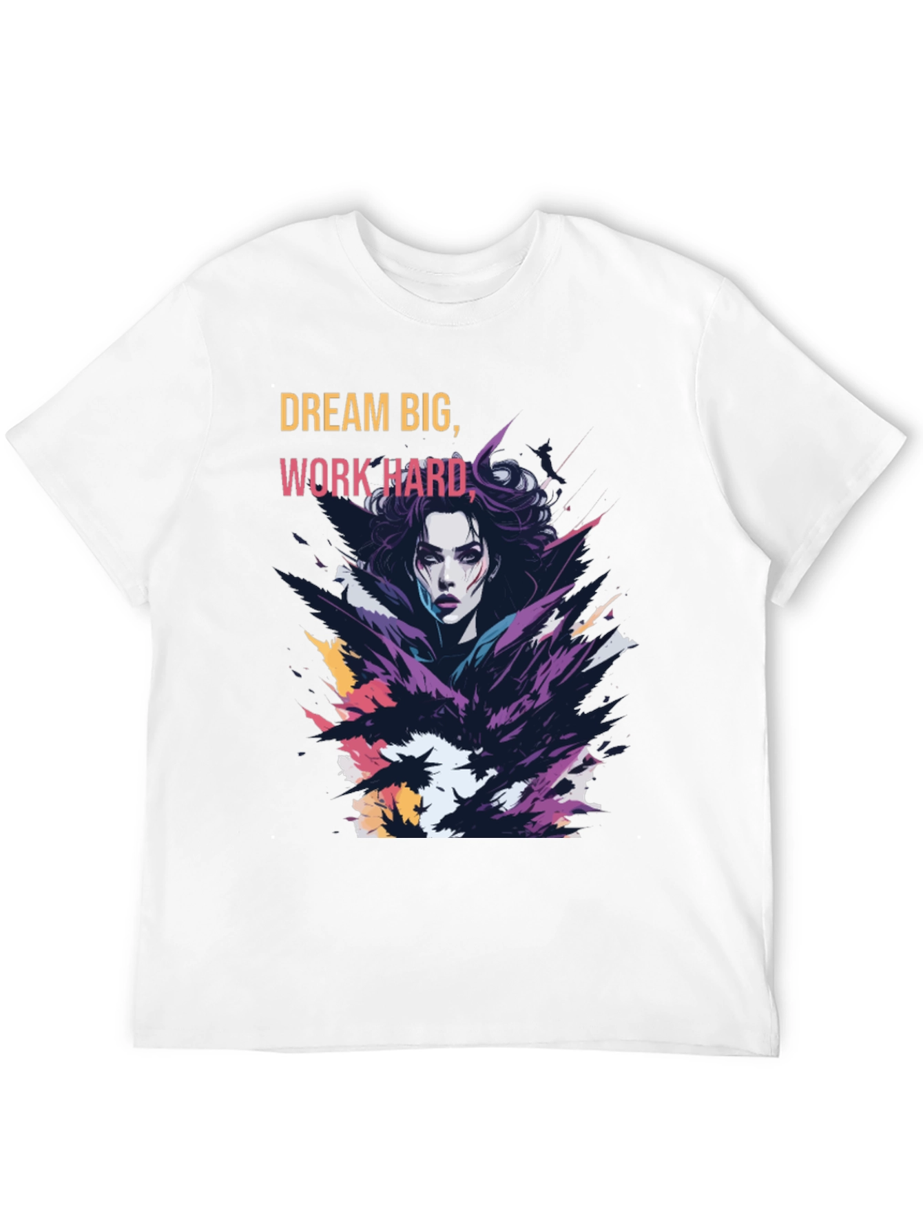 Black Dream Big Graphic Tee - Soft Cotton Blend view 12