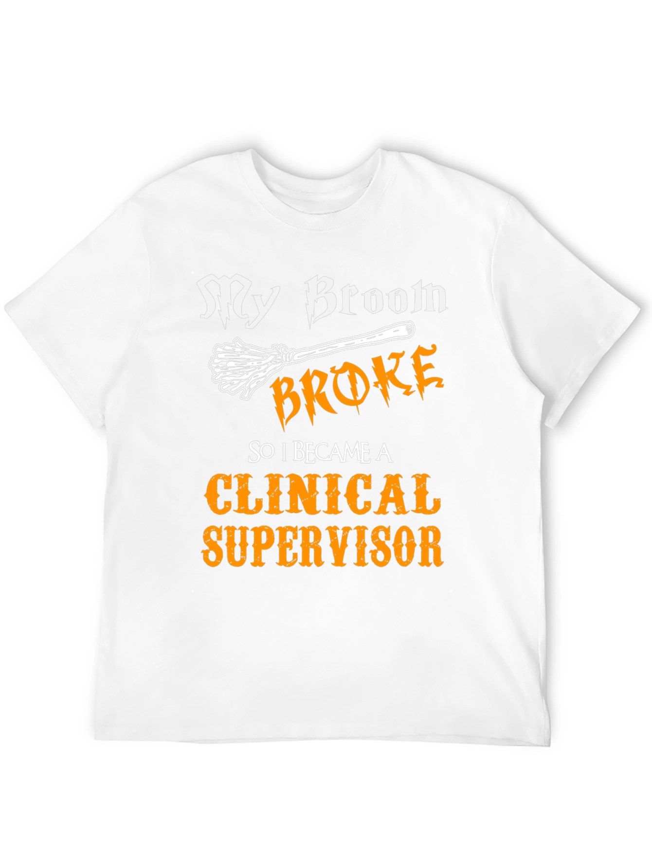 Black Clinical Supervisor T-Shirt - Funny Halloween Witch Tee view 12