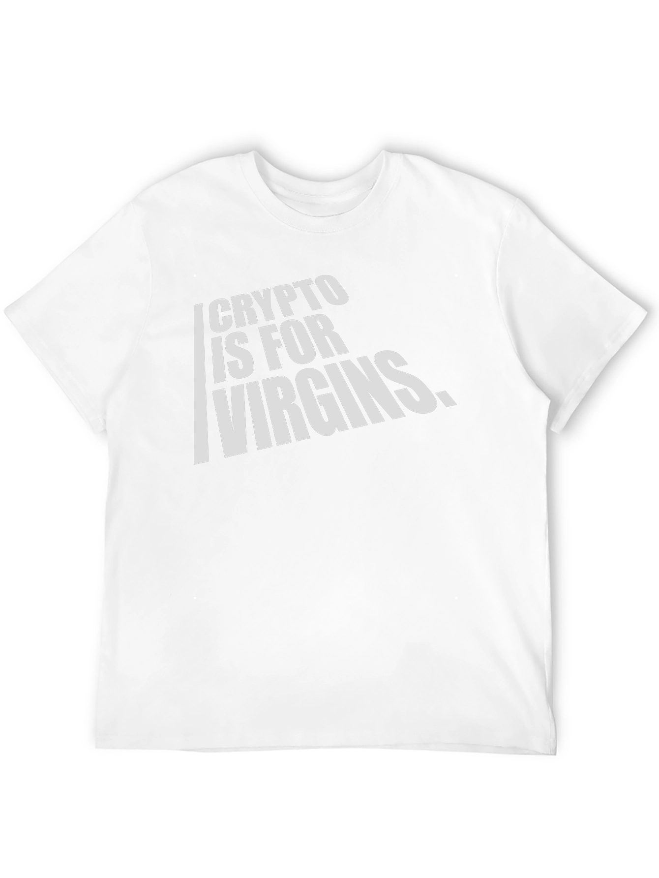 Black Crypto is For Virgins Black Graphic T-Shirt view 12
