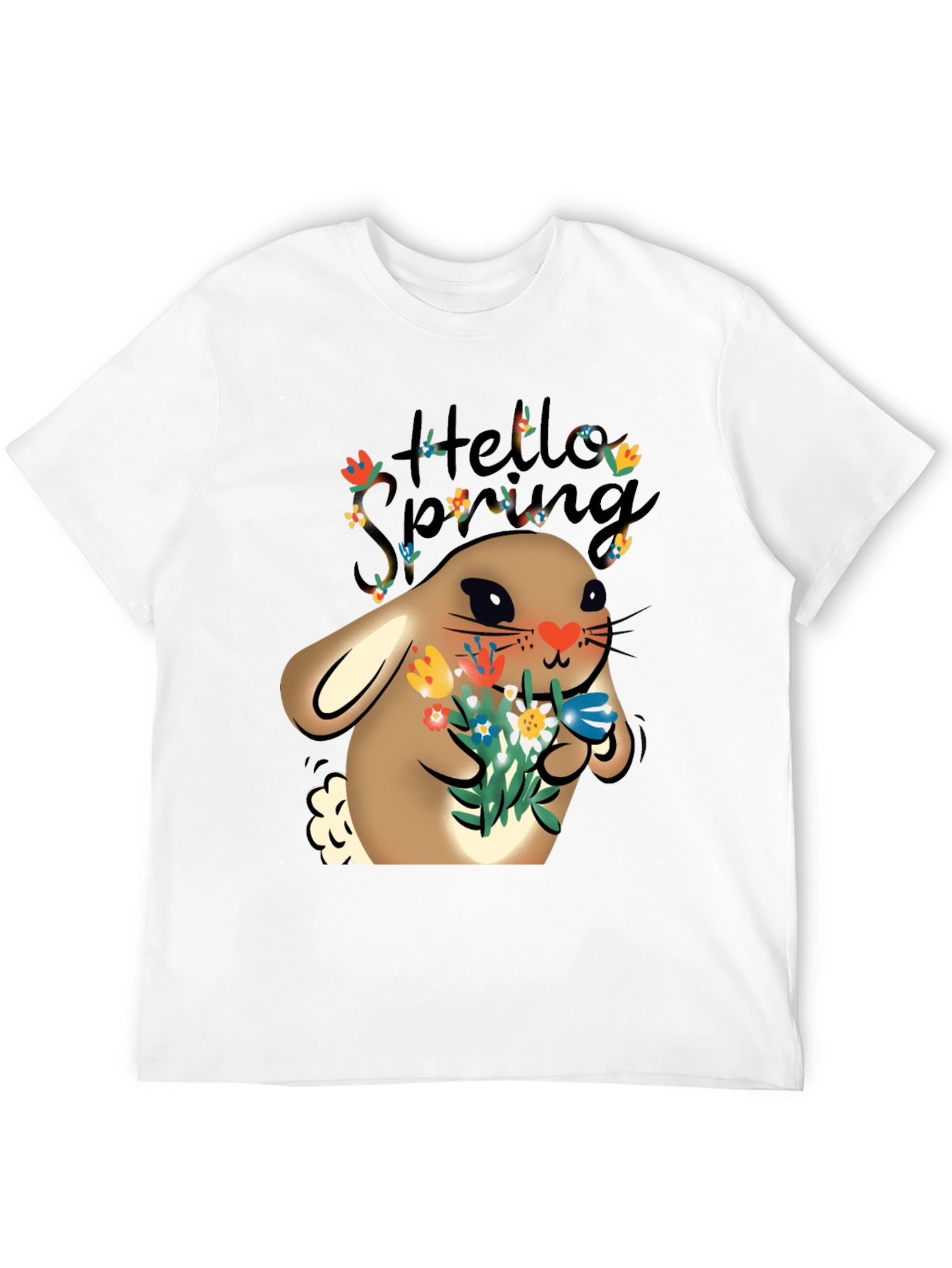 Black Spring Bunny T-Shirt view 12
