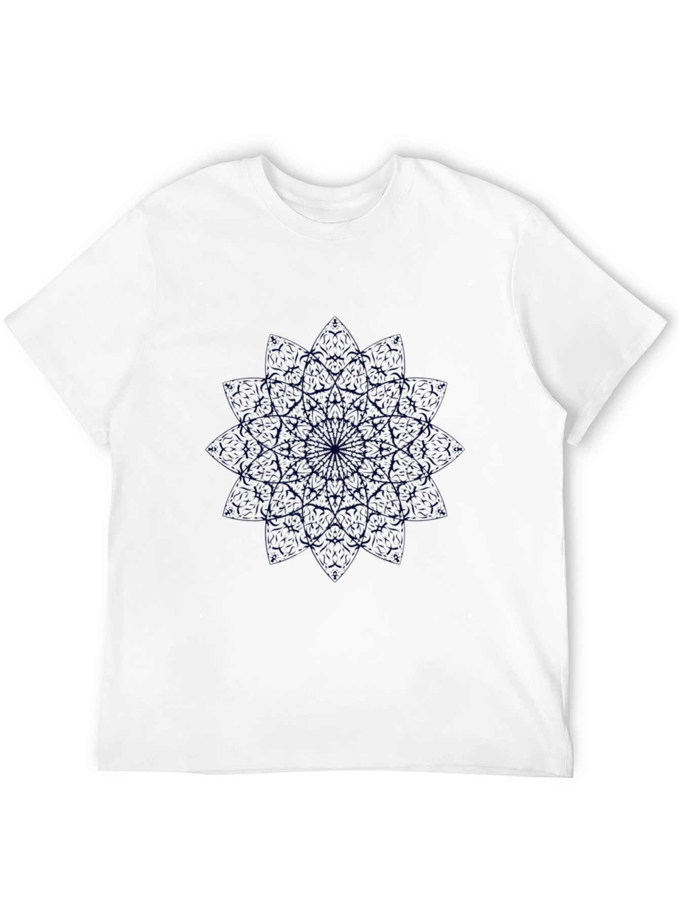 Black Mandala Graphic Black T-Shirt view 12
