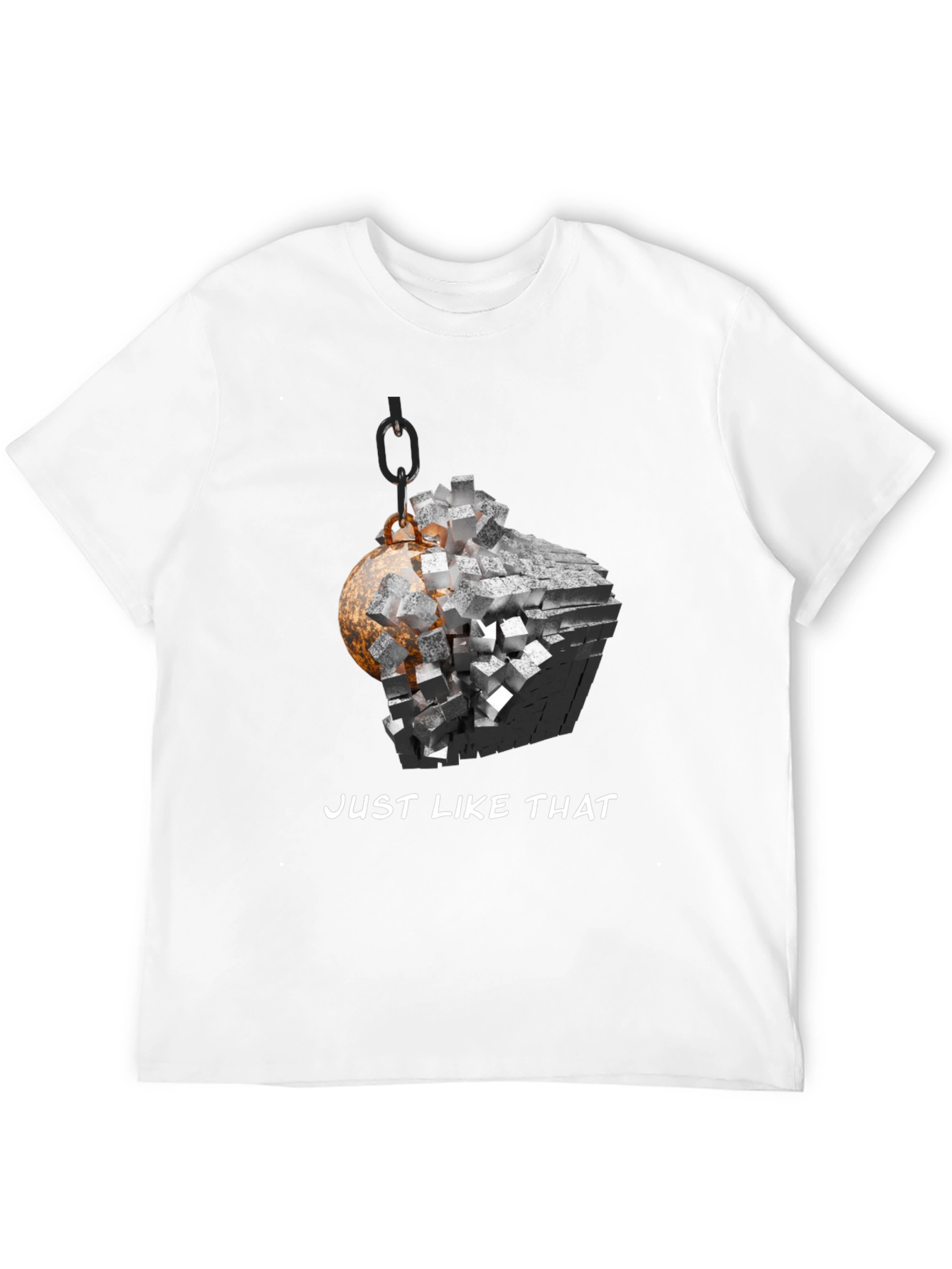 Black Demolition Ball Graphic Tee - Just Like That T-Shirt view 12