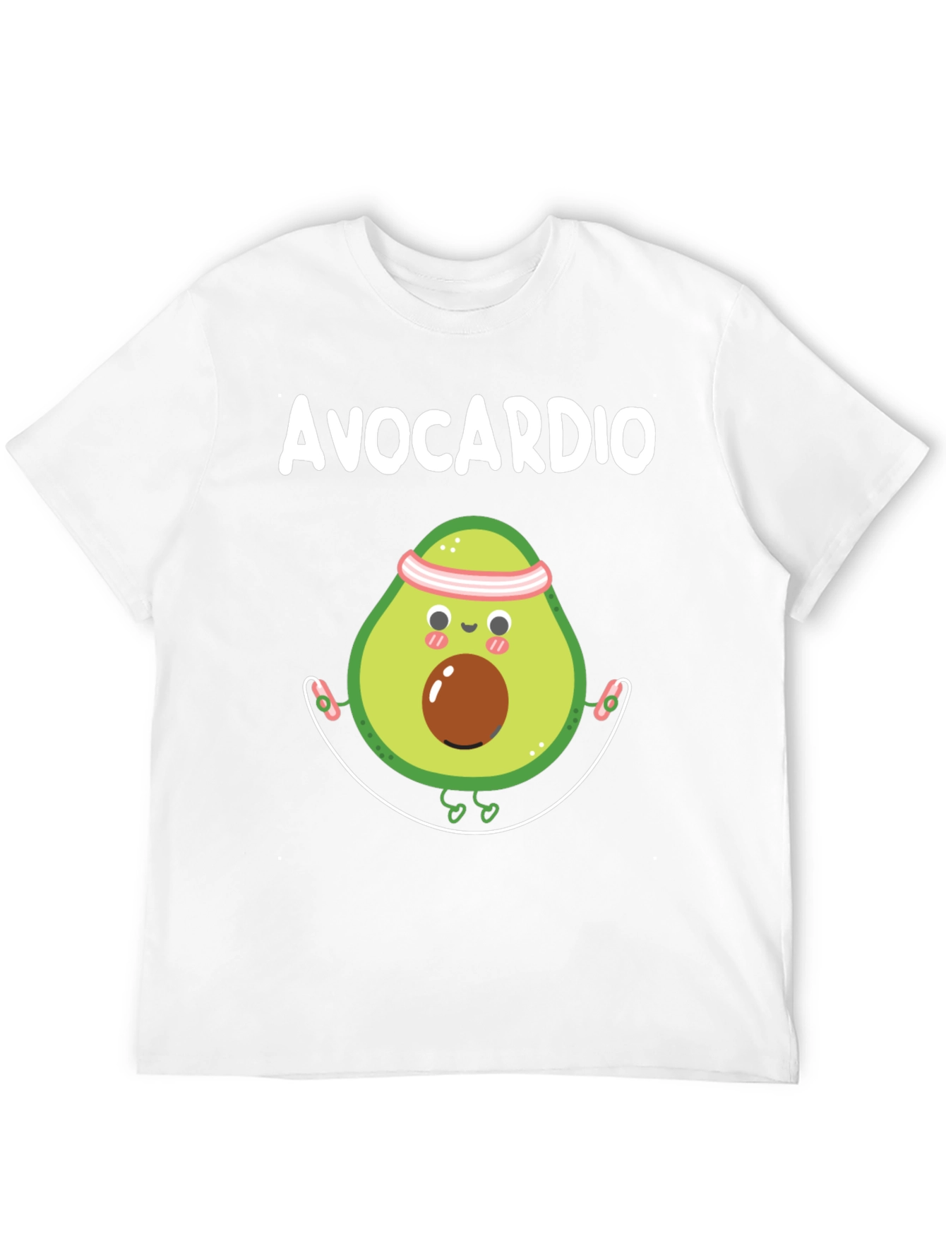 Black Avocardio Graphic Tee - Fitness Humor T-Shirt view 12