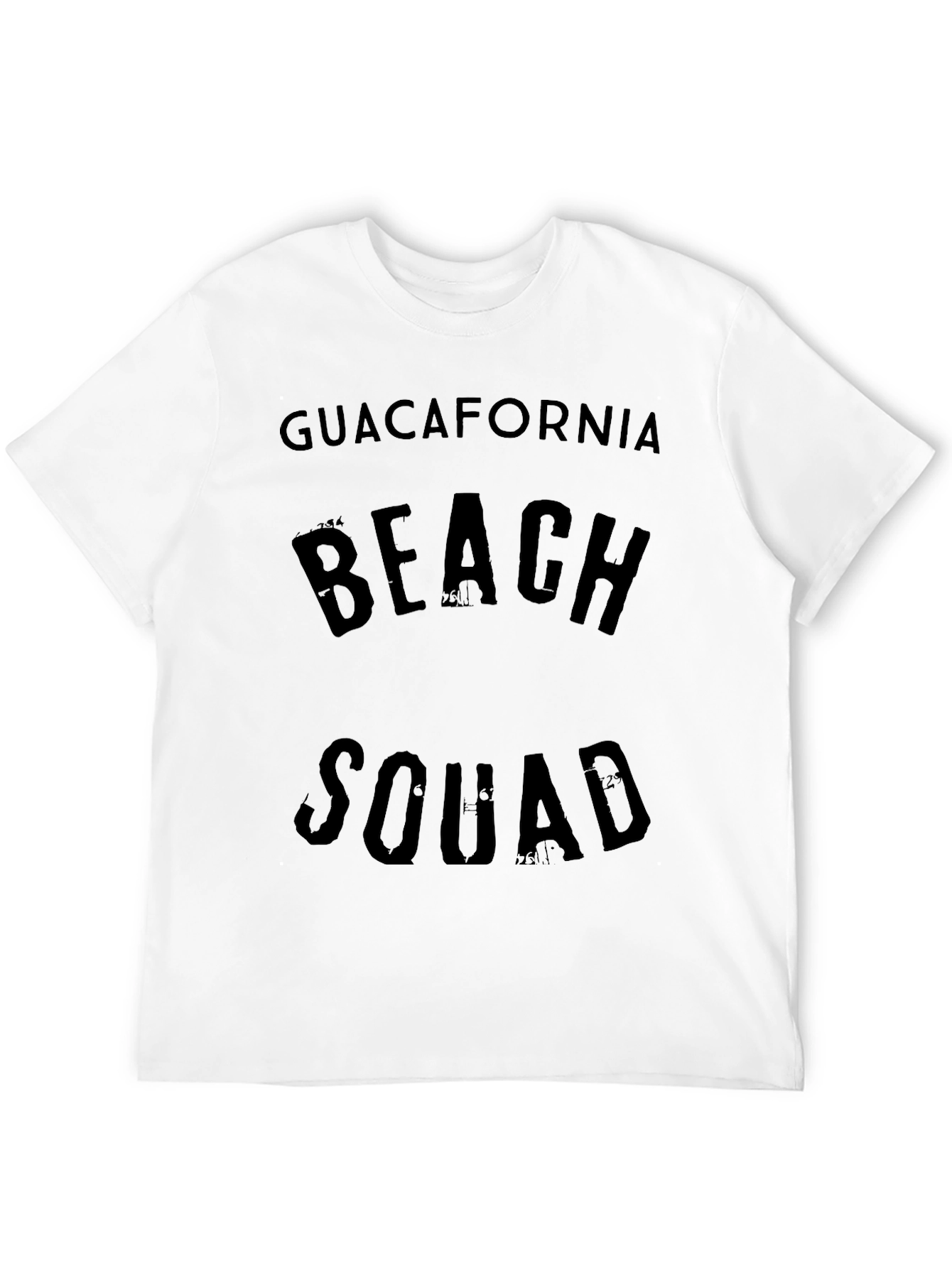 Black Guacafornia Beach Squad Graphic T-Shirt view 12