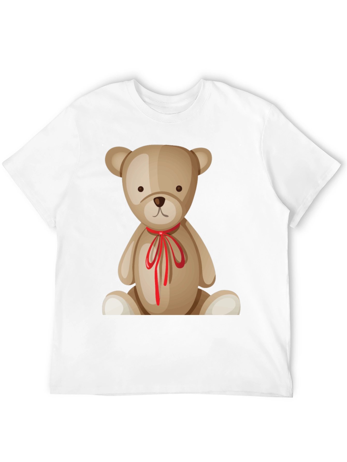 Black Cute Teddy Bear Graphic T-Shirt - Soft Cotton Blend view 12