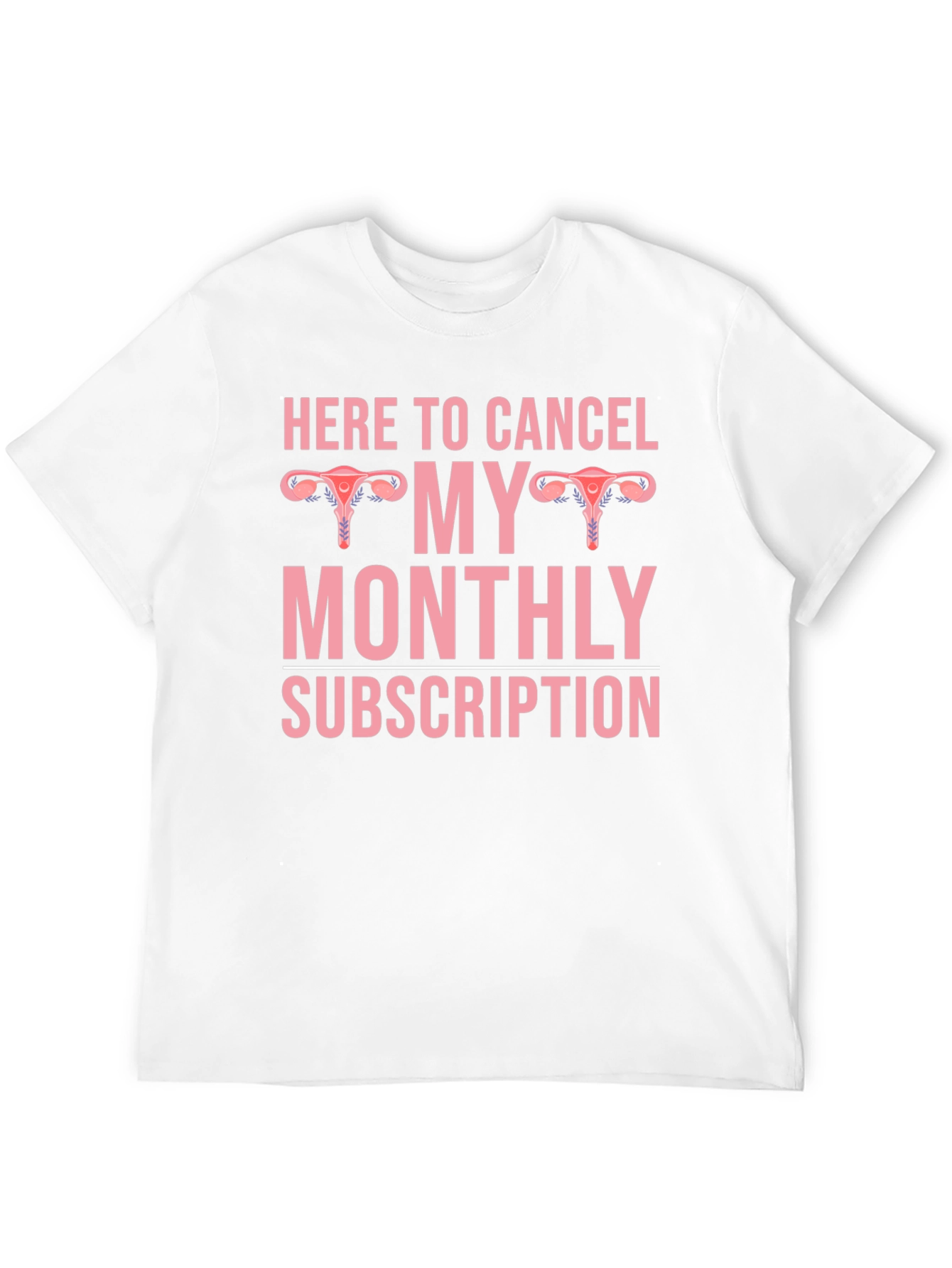 Black Here to Cancel Monthly Subscription Graphic Tee view 12