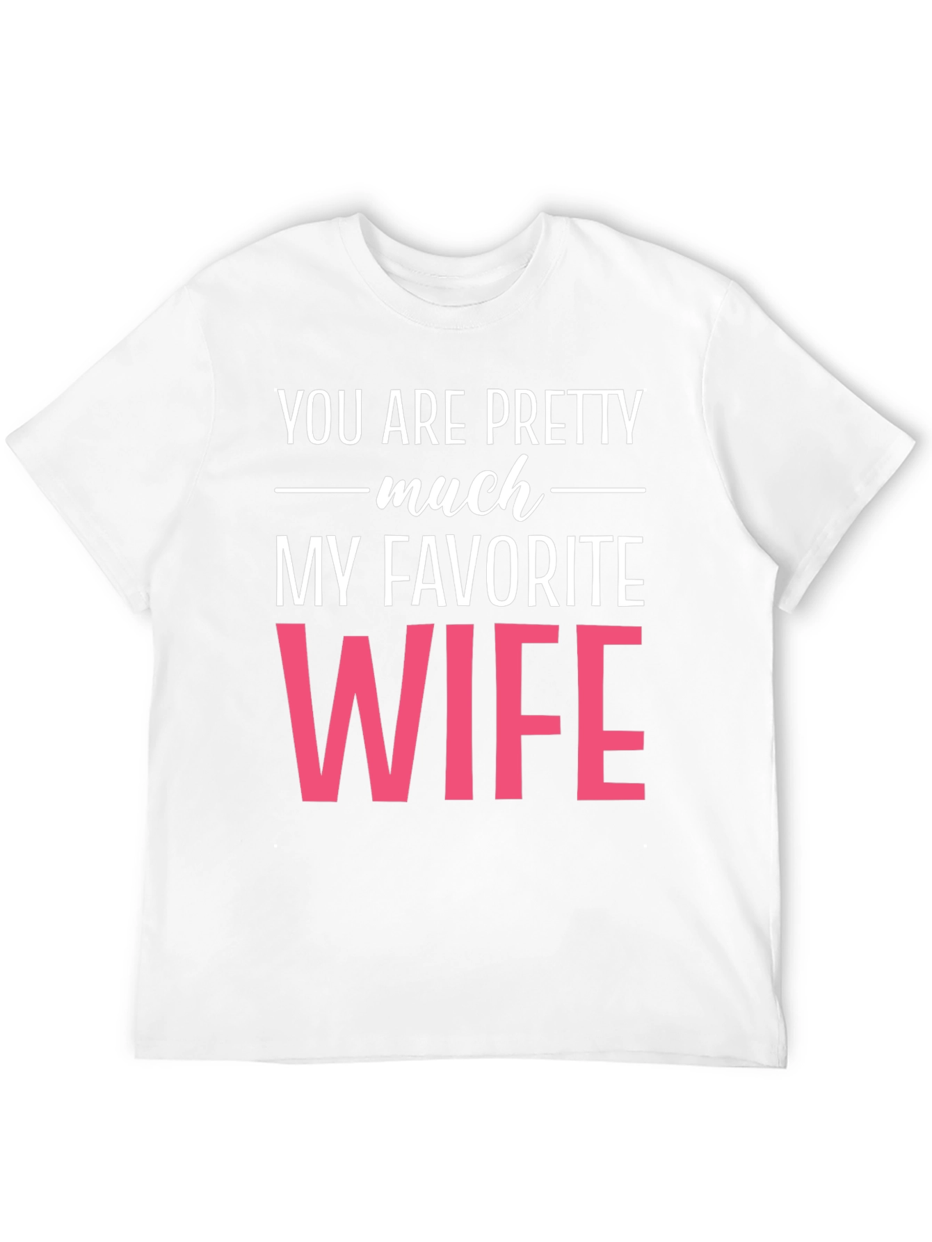 Black Favorite Wife Graphic Tee - Black Cotton T-Shirt view 12
