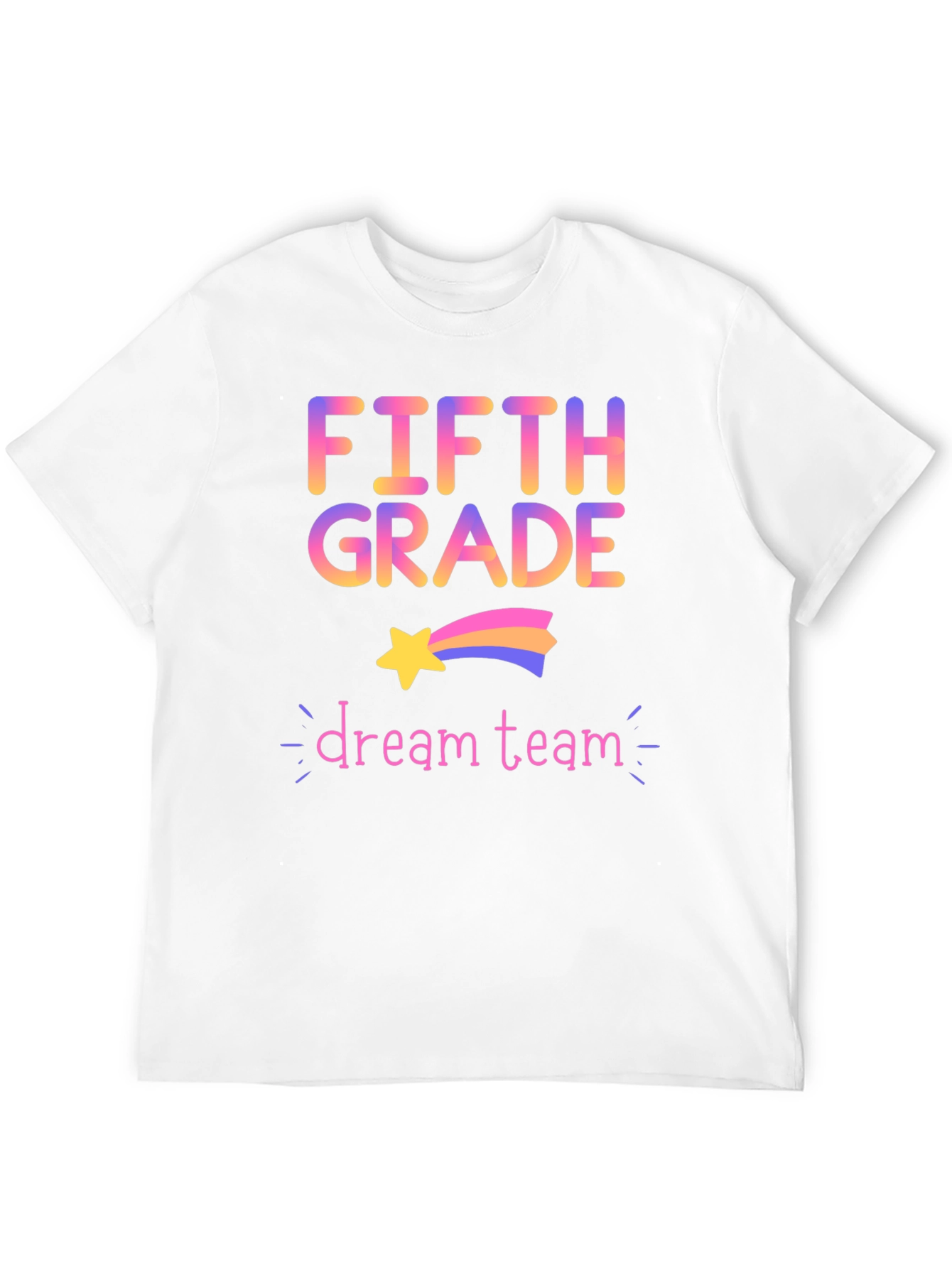 Black Fifth Grade Dream Team Black T-Shirt view 12