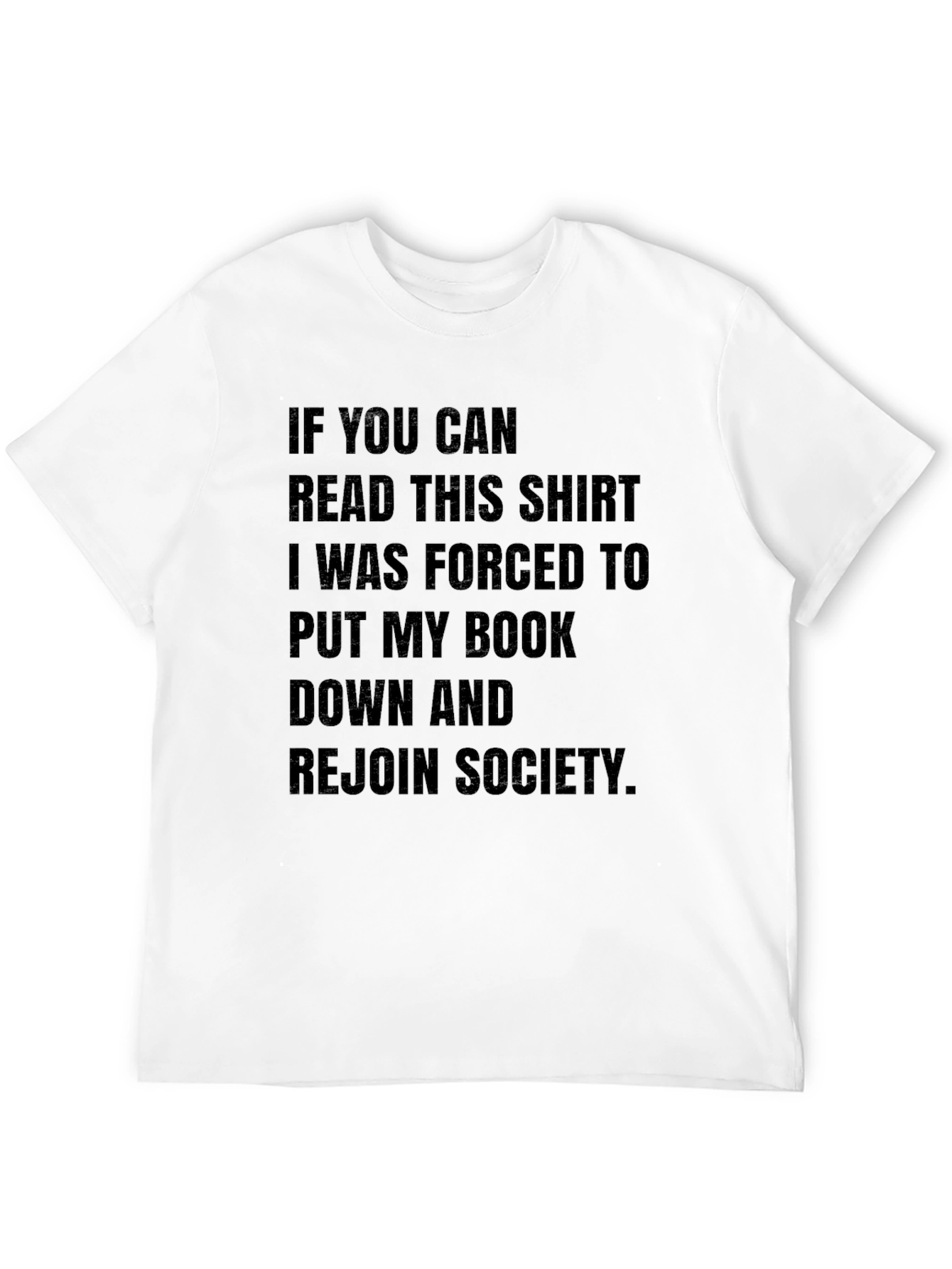 Black Funny Book Lover T-Shirt: If You Can Read This view 12