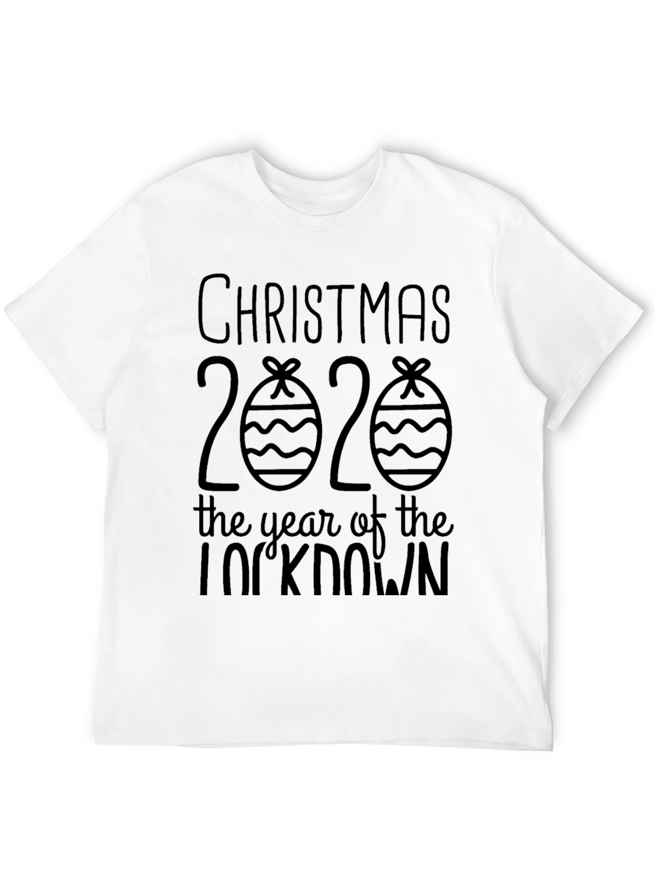 Black Christmas 2020 Lockdown Novelty T-Shirt view 12