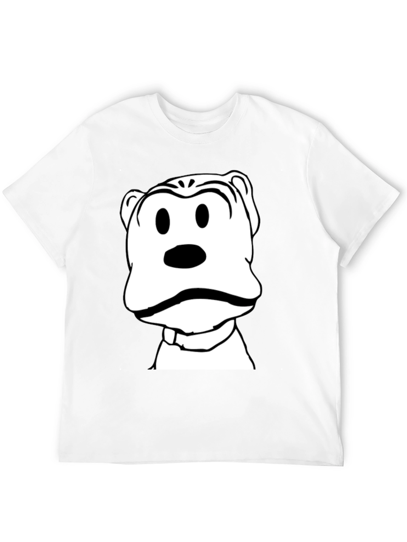 Black Cartoon Character Graphic Tee - Black view 12
