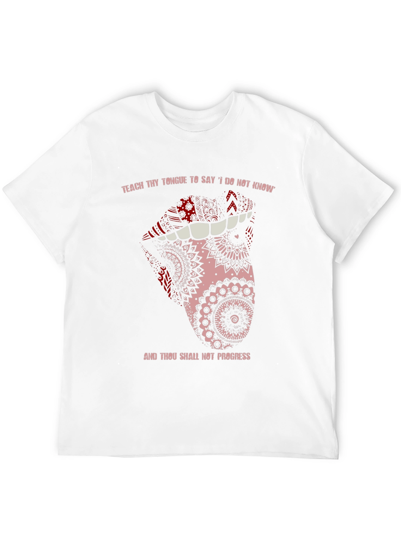 Black Unique Tongue Graphic T-Shirt view 12