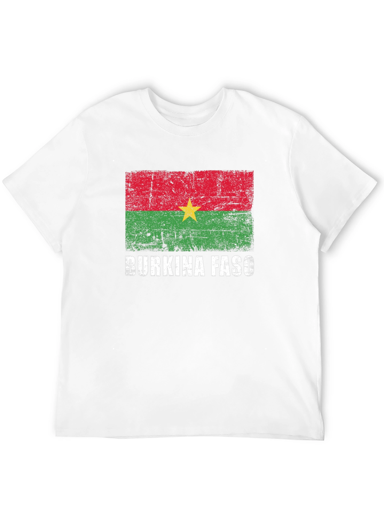 Black Burkina Faso Flag T-Shirt view 12