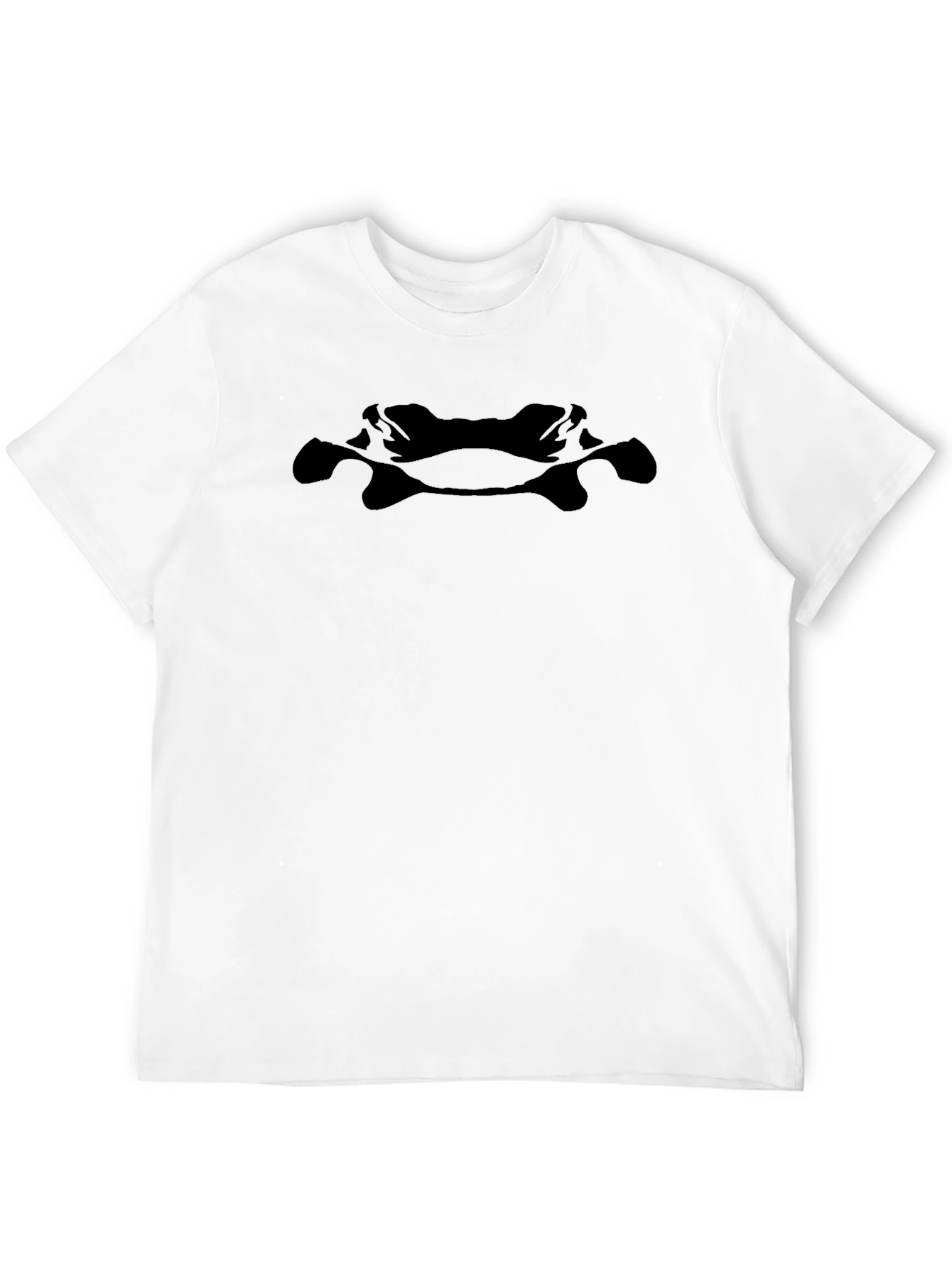 Black Abstract Graphic Black T-Shirt view 12