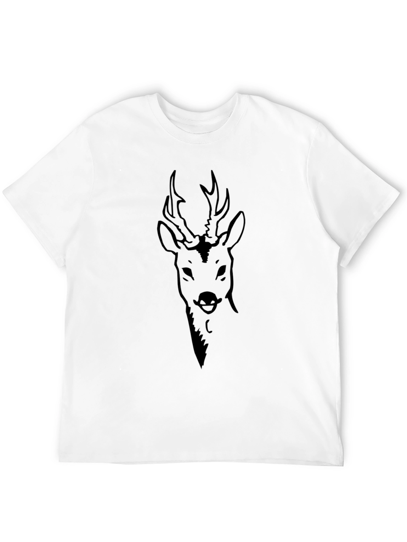 Black Buck Graphic Tee - Men's Black T-Shirt view 12