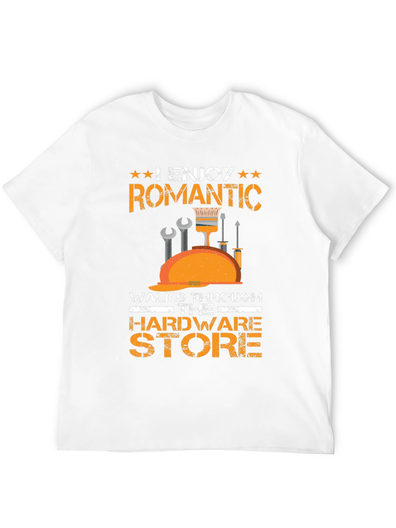 Black Romantic Hardware Store Walk T-Shirt view 12