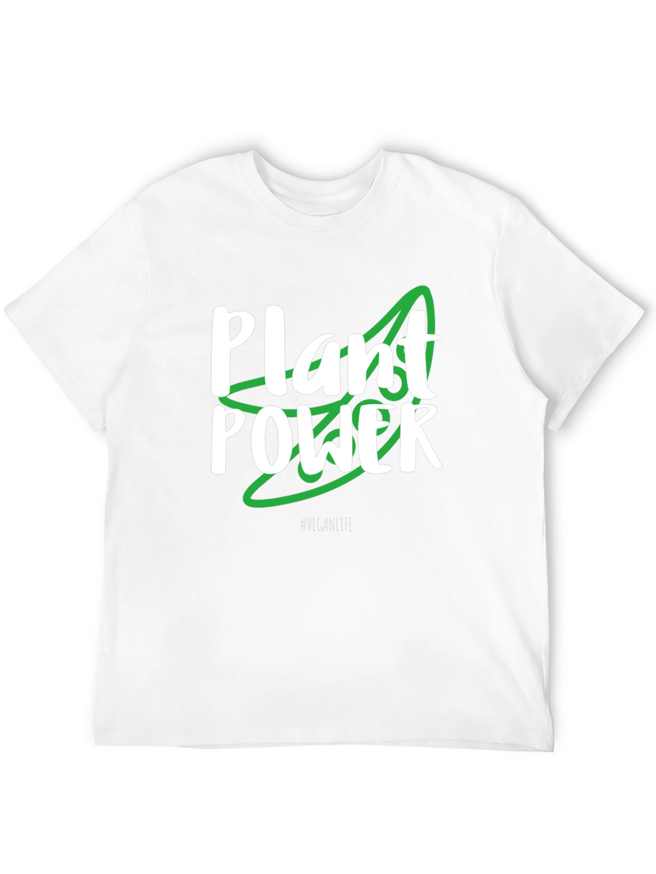 Plant Power Vegan T-Shirt - Black - 12