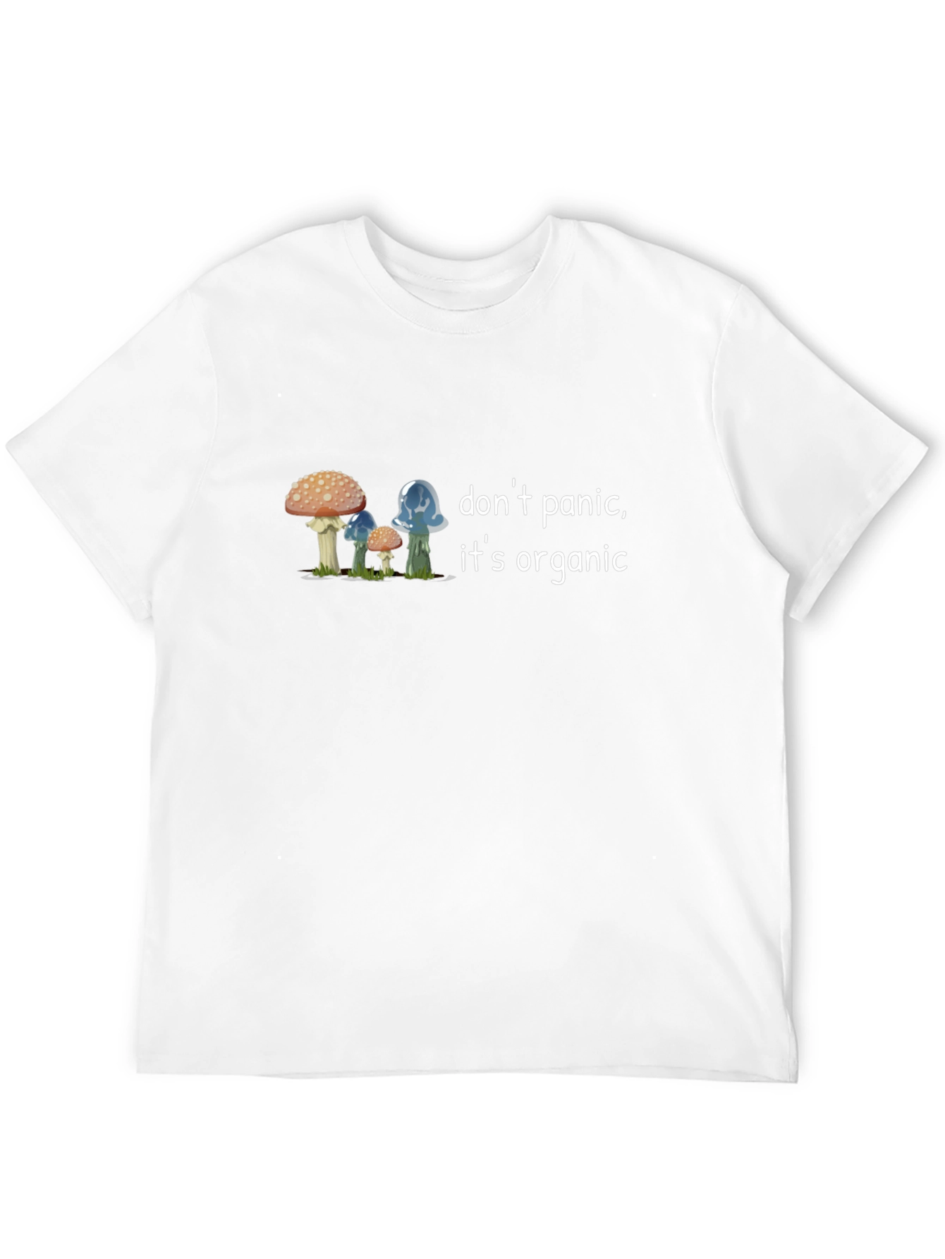 Black Mushroom Graphic Tee - Don't Panic, It's Organic view 12
