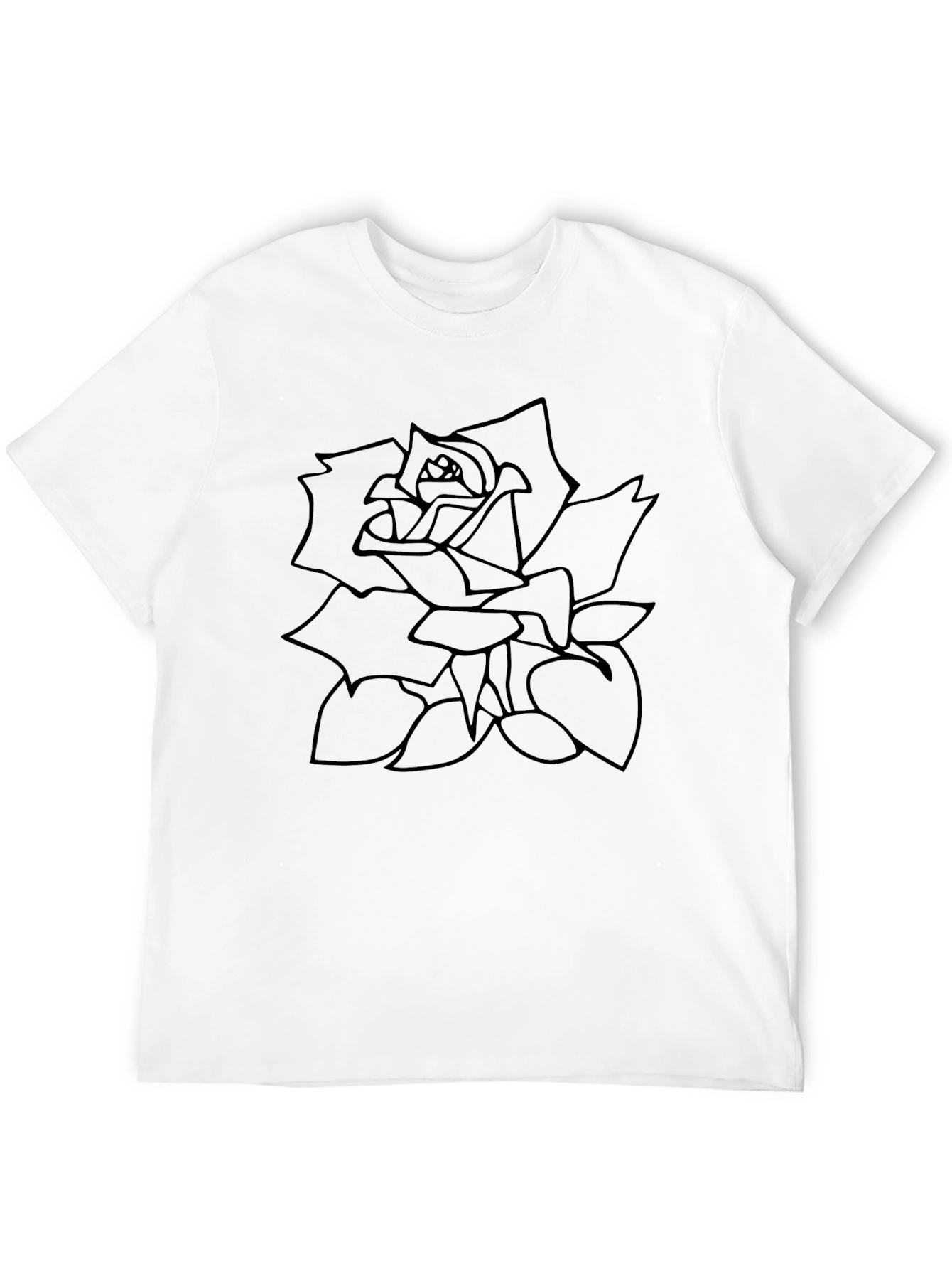 Black Black Rose Graphic Tee - Stylish & Unique! view 12