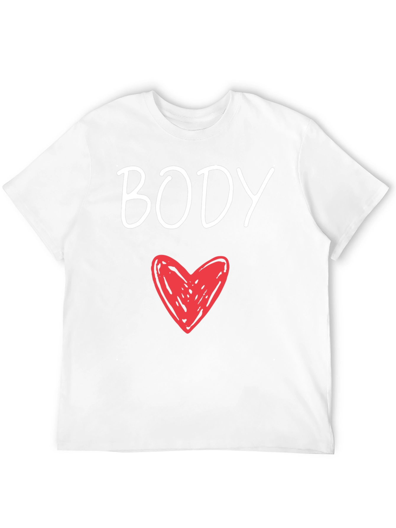 Black Body Heart Graphic Tee - Men's Black T-Shirt view 12