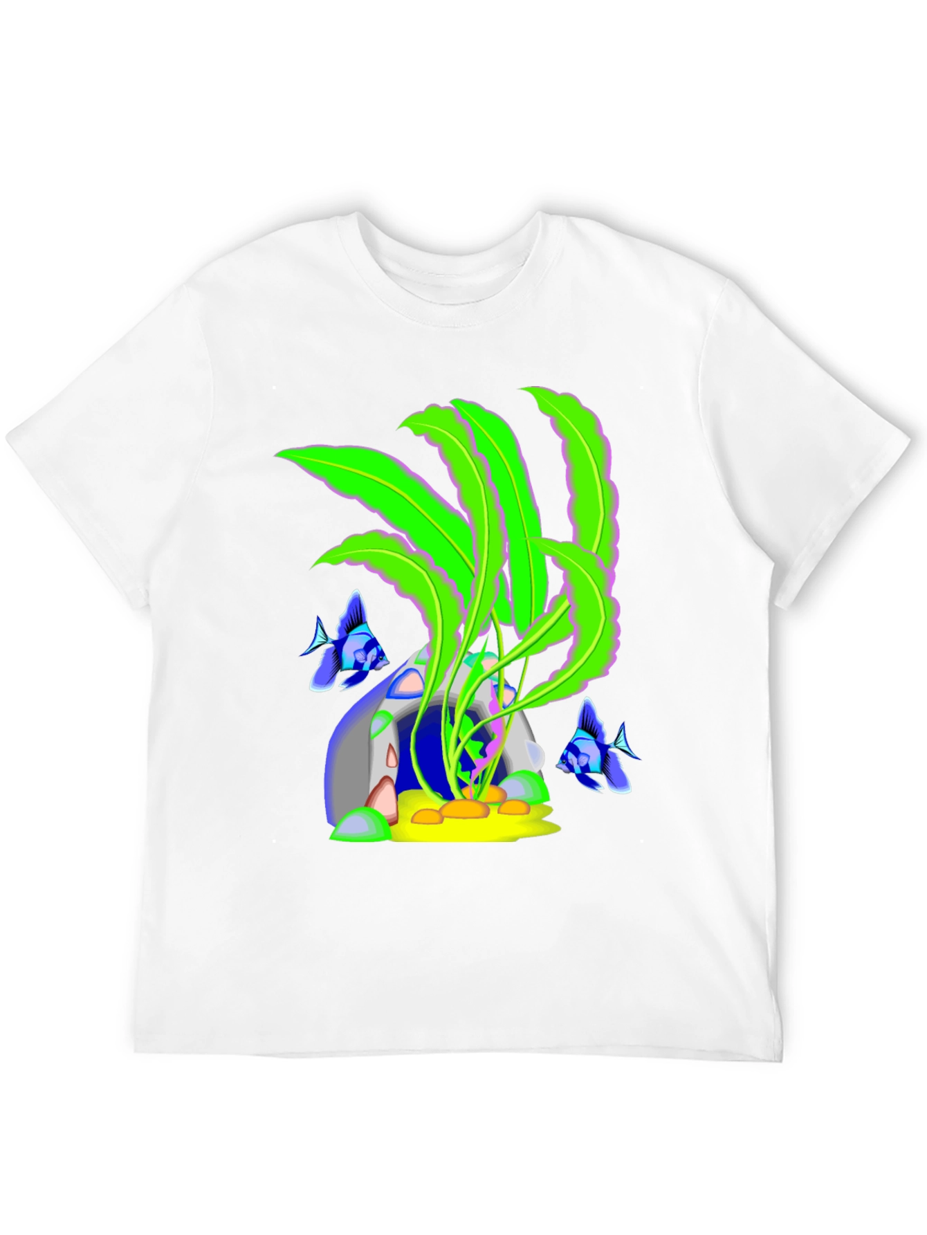 Black Aquarium Graphic T-Shirt view 12