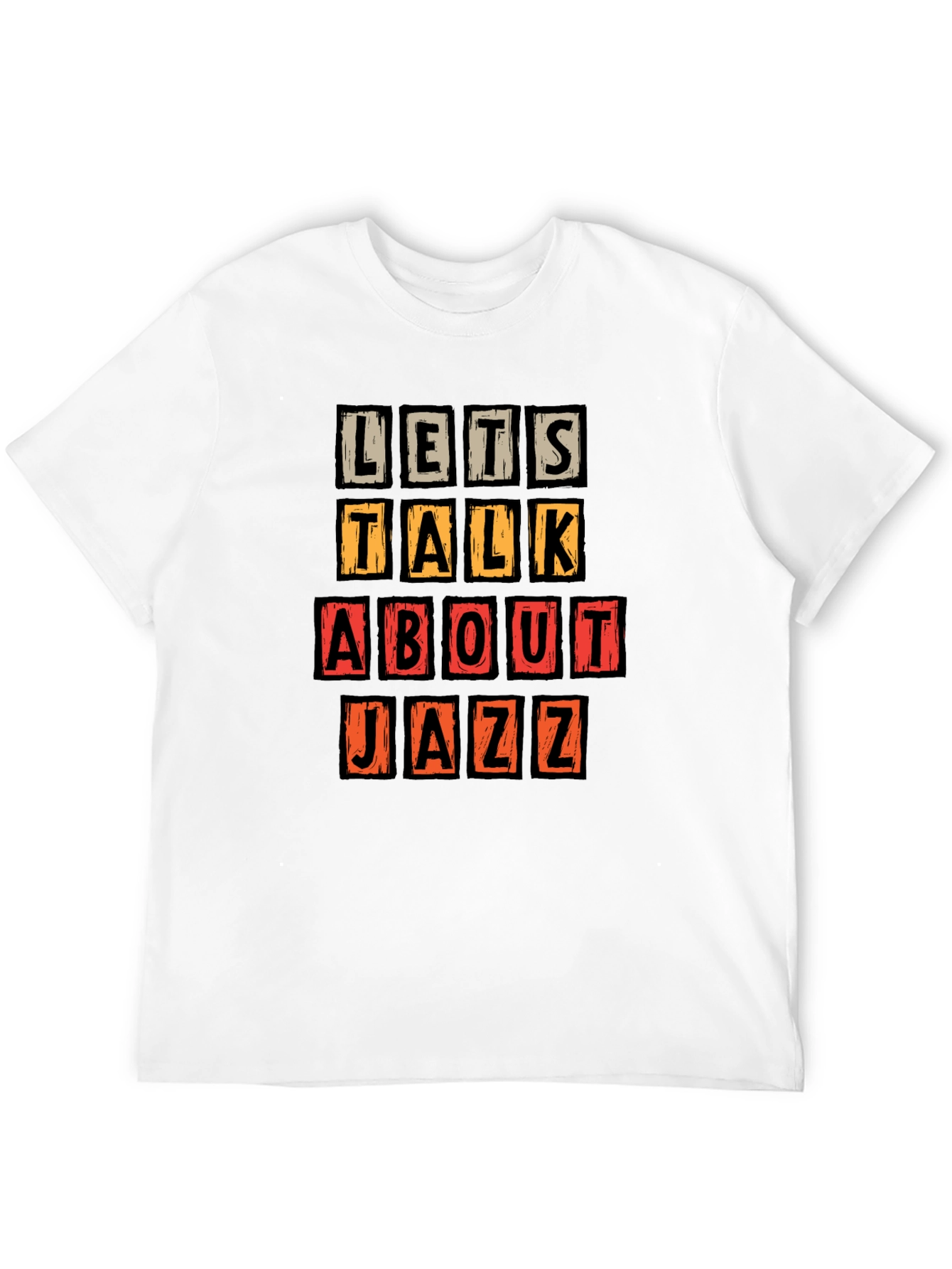 Black Lets Talk About Jazz Graphic Tee view 12