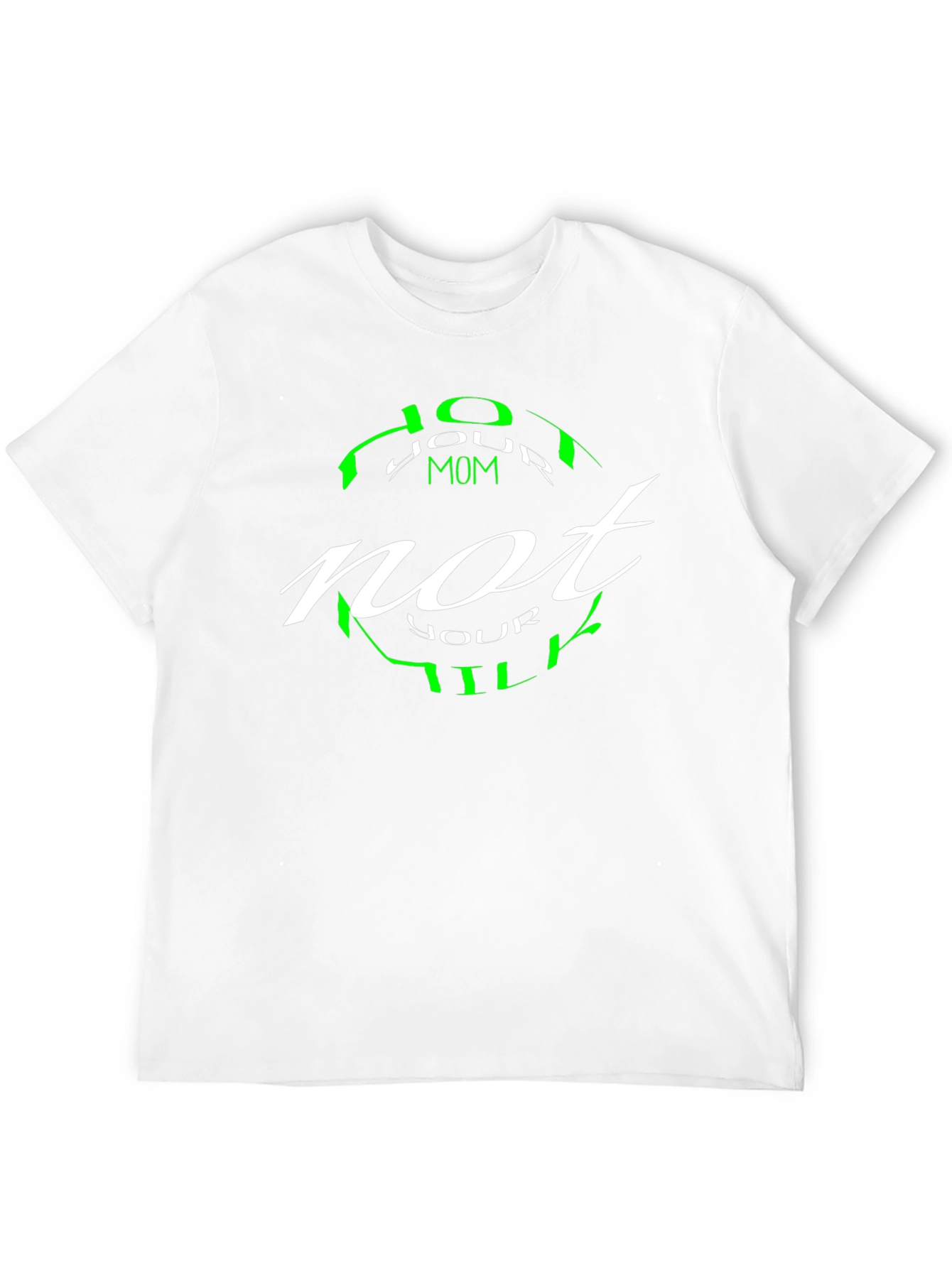 Black Not Your Mom, Not Your Milk T-Shirt view 12