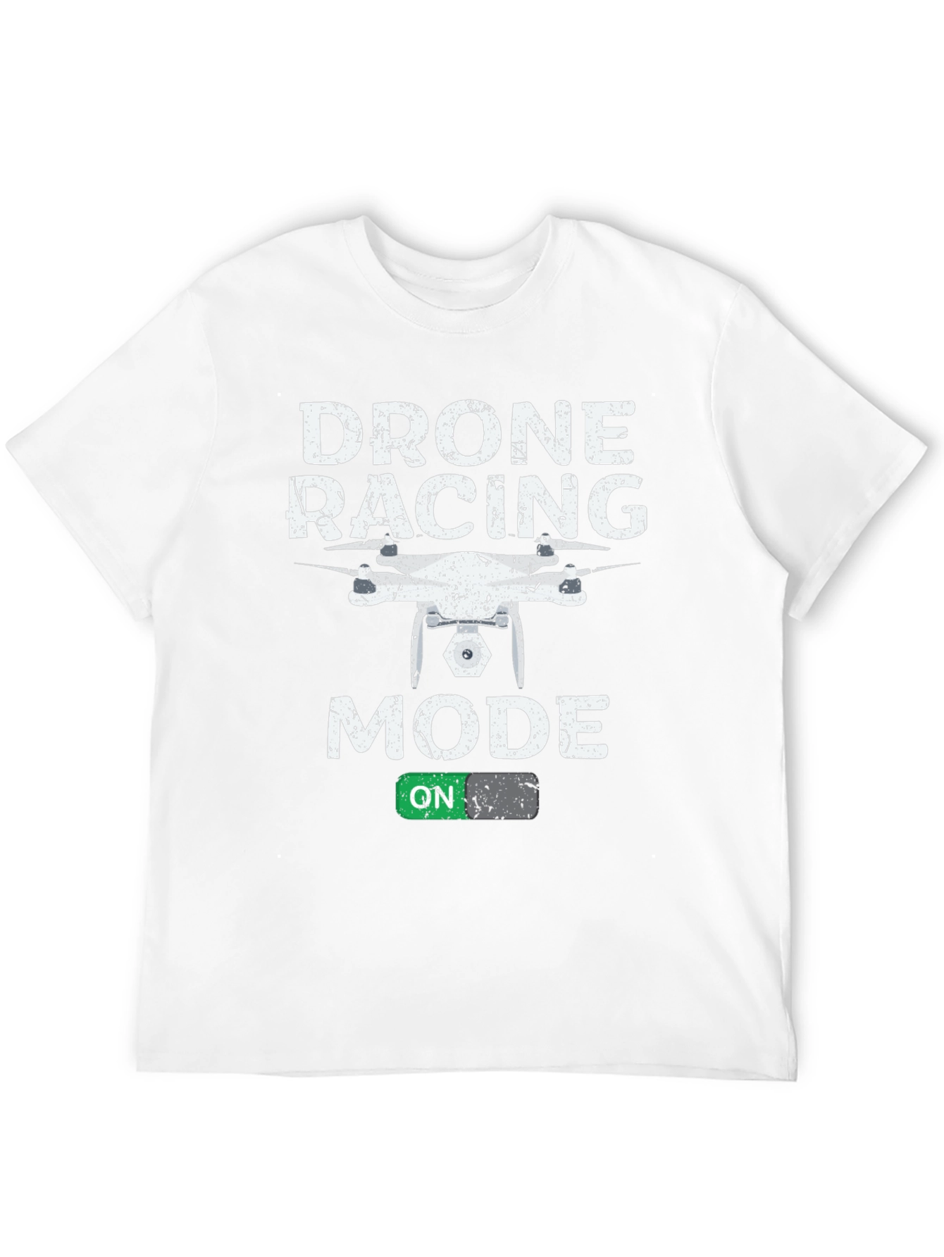 Black Drone Racing Mode T-Shirt view 12