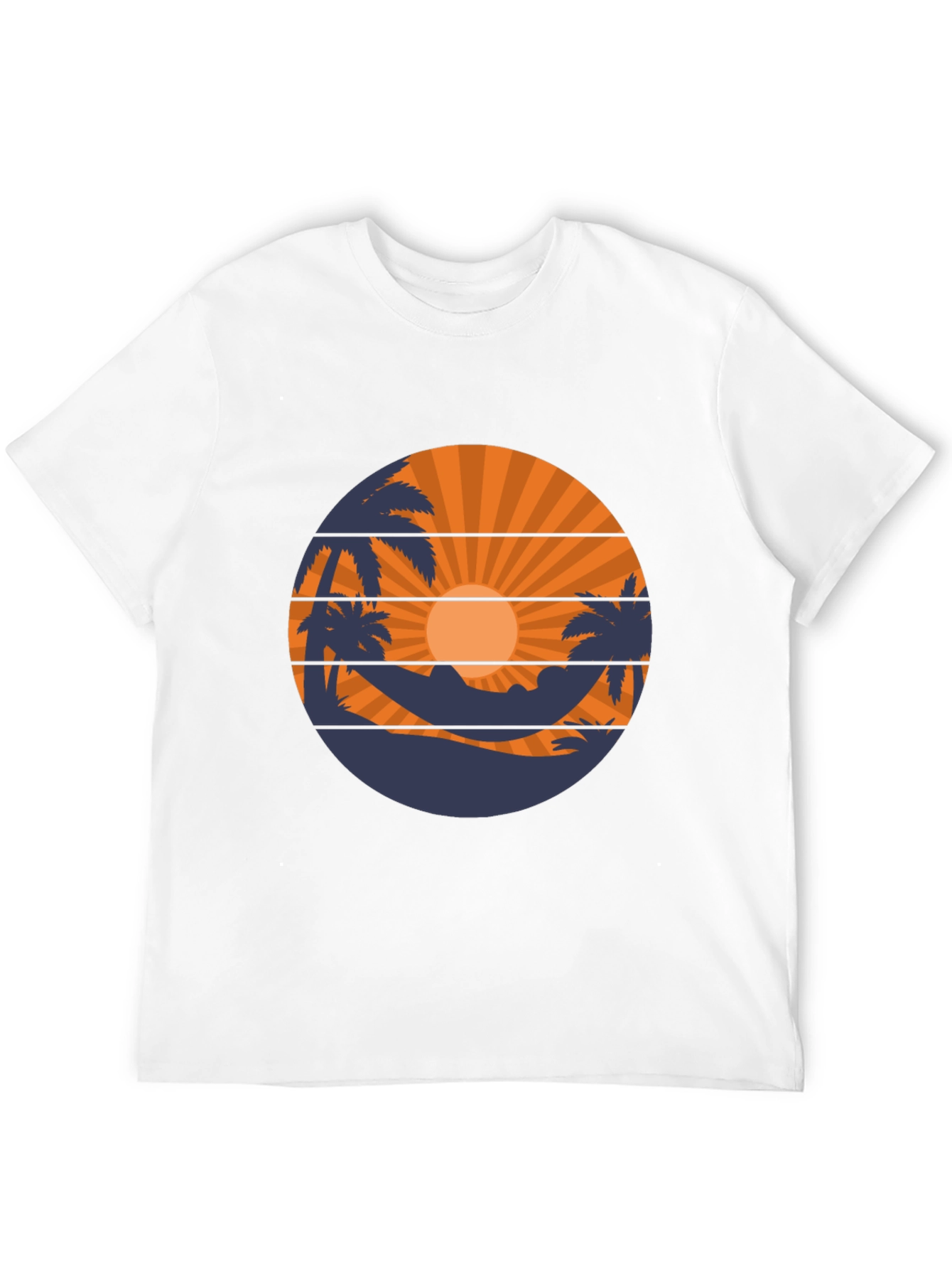 Black Tropical Sunset Graphic Tee - Island Vibes view 12