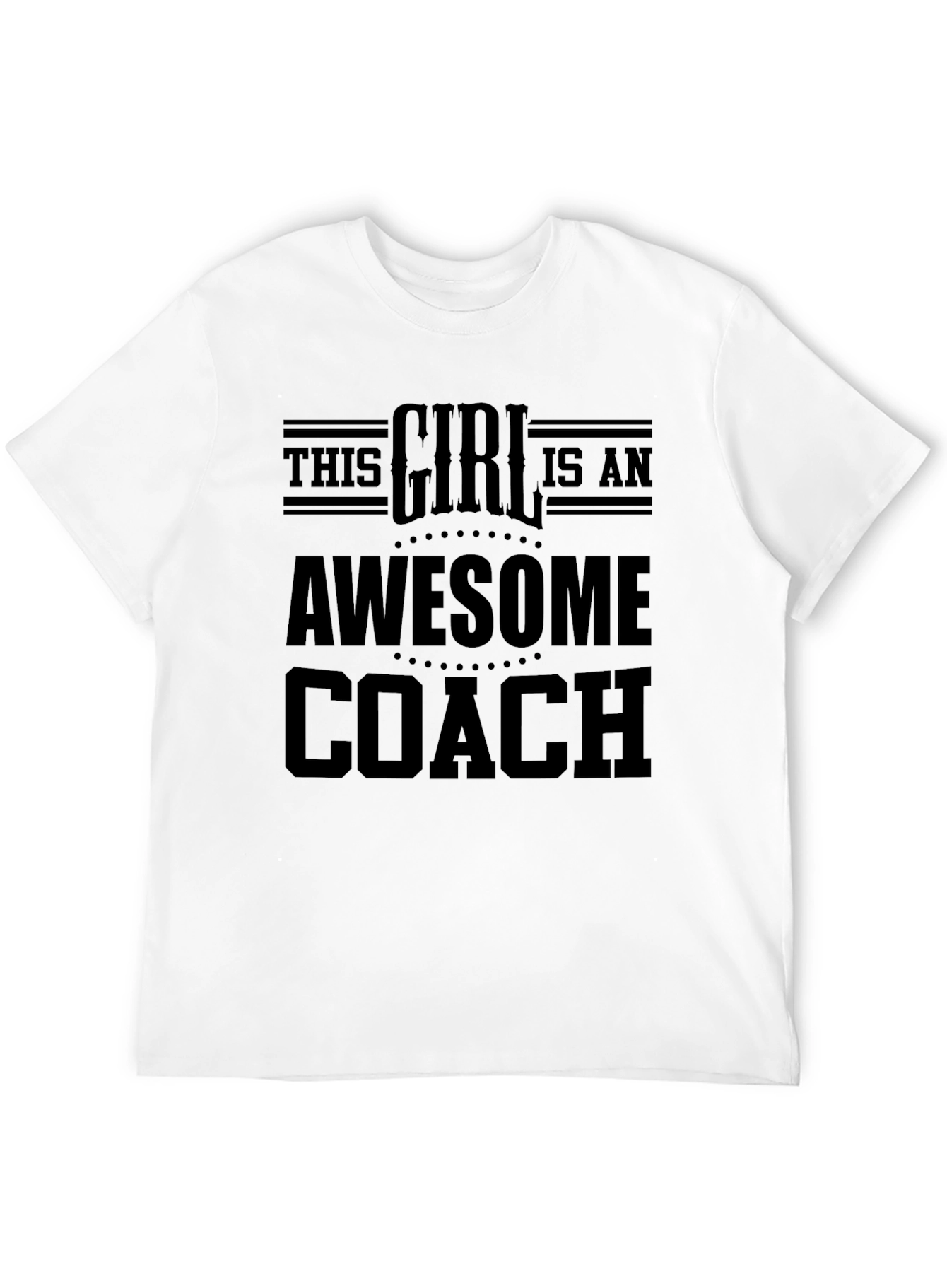 Black Awesome Coach T-Shirt view 12