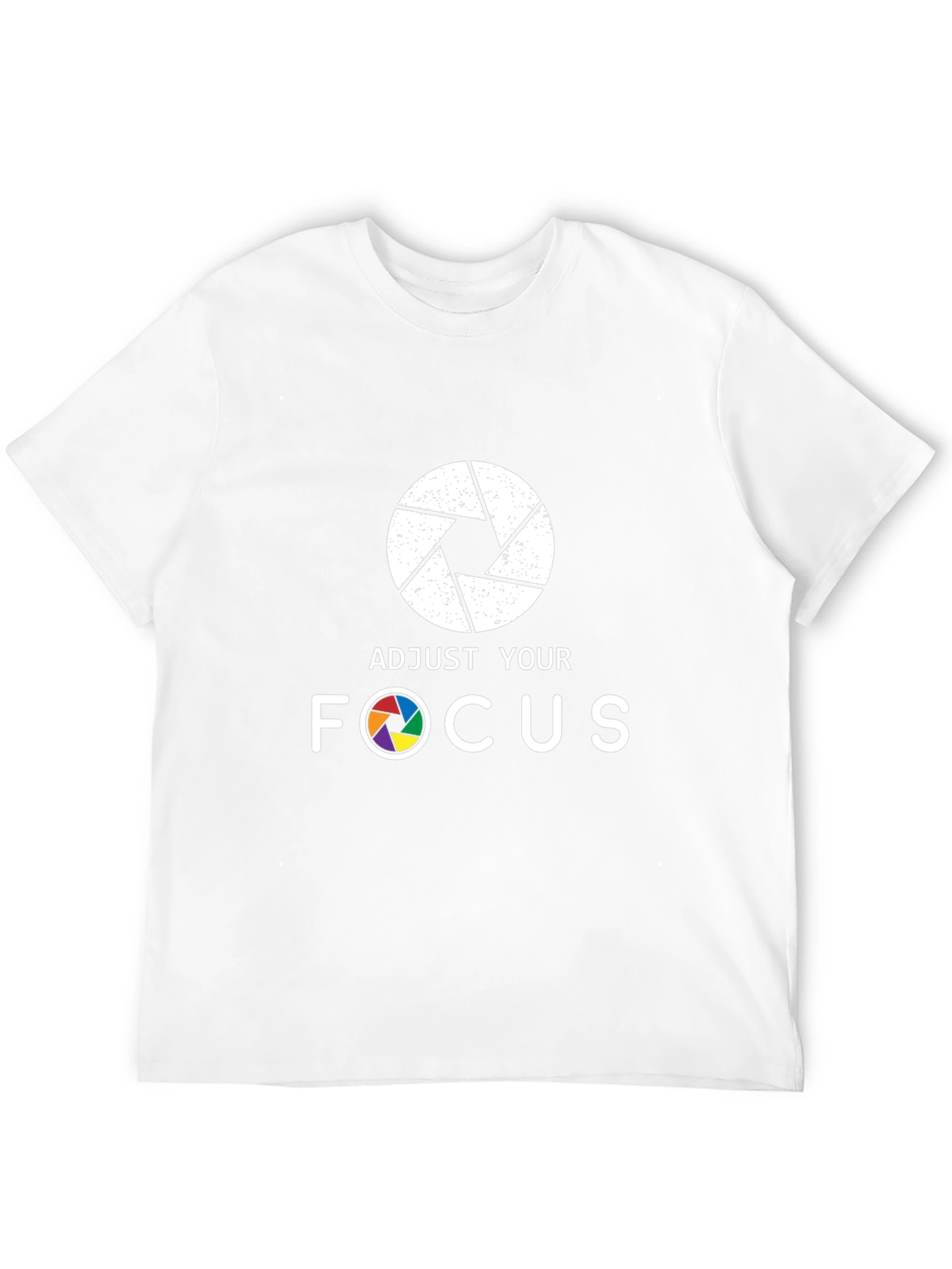 Black Adjust Your Focus Graphic T-Shirt view 12