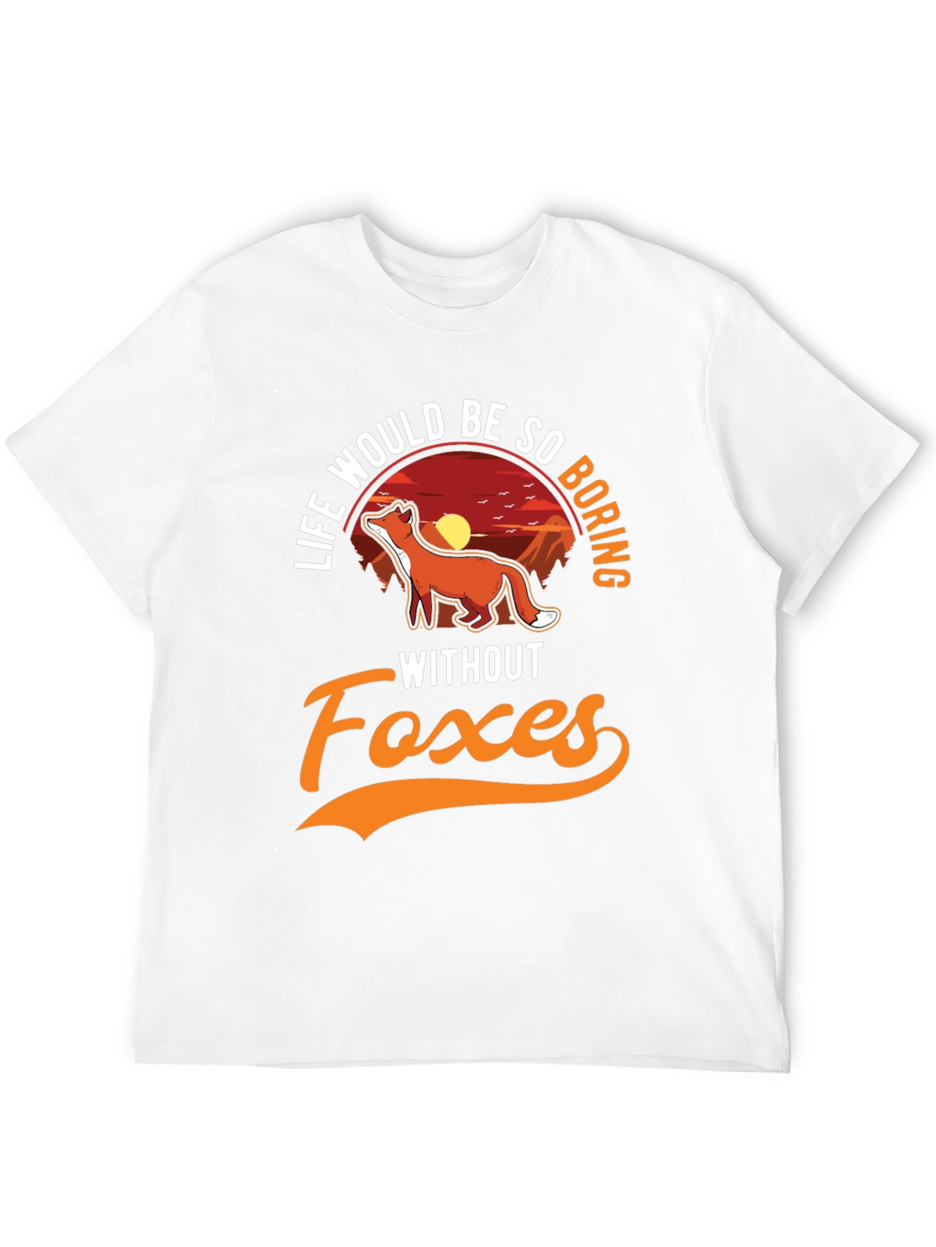 Black Life Would Be So Boring Without Foxes T-Shirt view 12