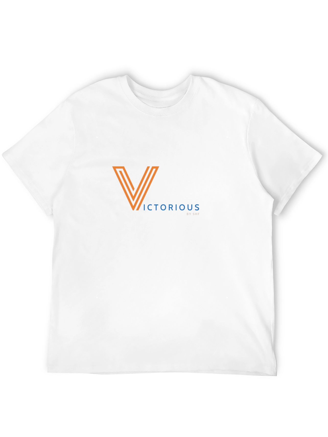 Black Victorious Tri-Line V Logo Black T-Shirt view 12