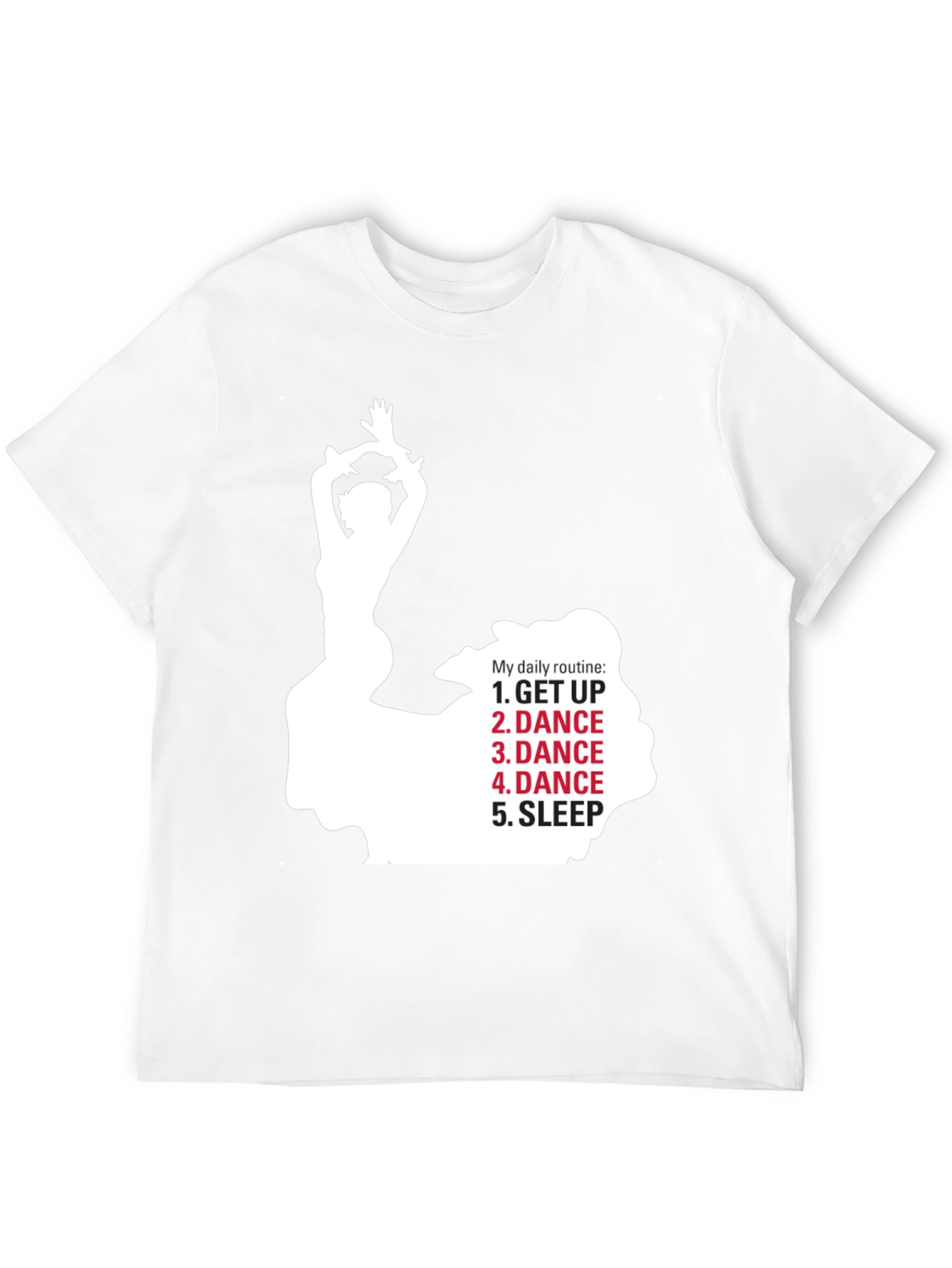 Black Dance Daily Routine T-Shirt - Dancer's Life view 12