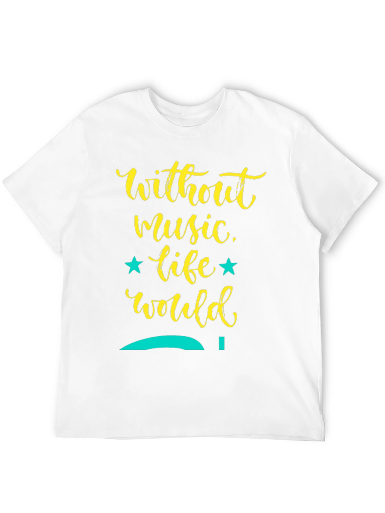 Black Music Lover T-Shirt: Without Music, Life Would... view 12