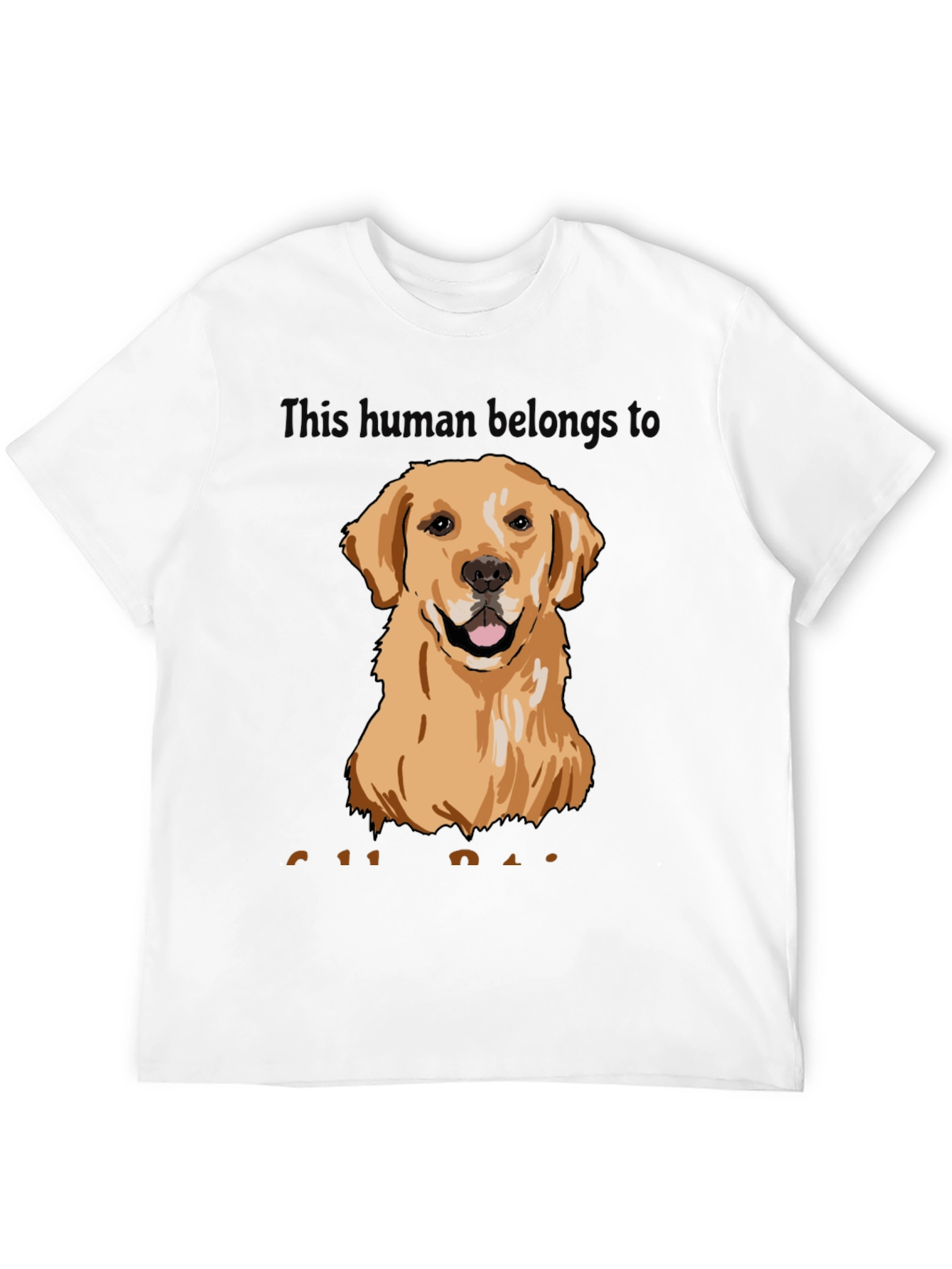 Black Golden Retriever Dog Lover T-Shirt view 12