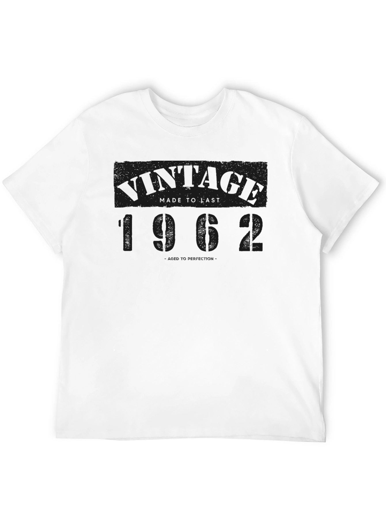 Black Vintage 1962 Black T-Shirt - Classic Style view 12
